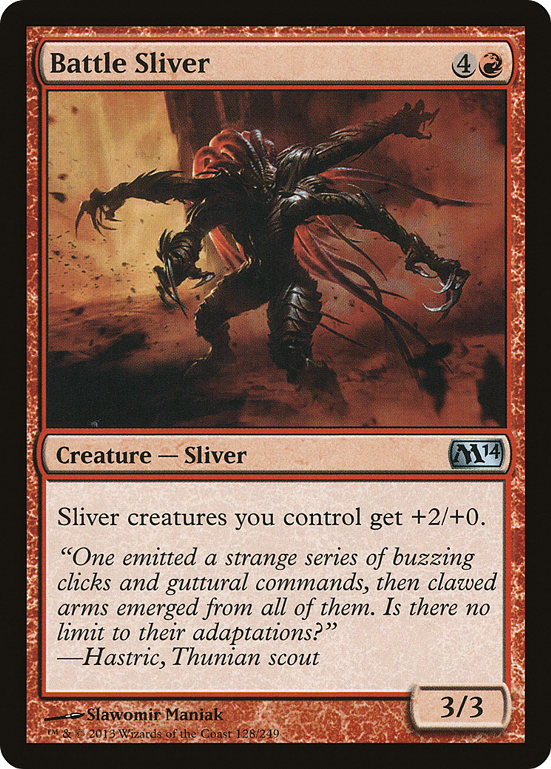 Battle Sliver — Magic 2014 — Magic: The Gathering