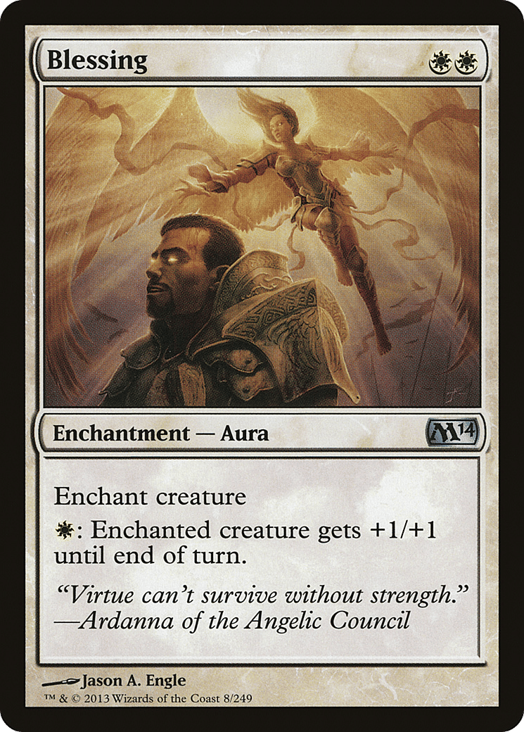 Blessing — Magic 2014 — Magic: The Gathering