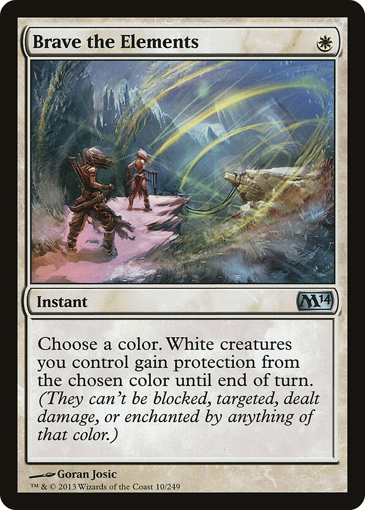 Brave the Elements — Magic 2014 — Magic: The Gathering