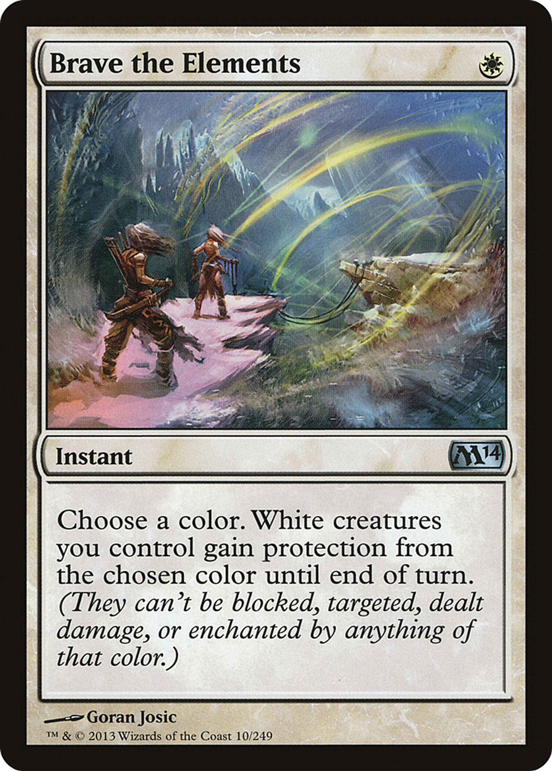 Brave the Elements — Magic 2014 — Magic: The Gathering