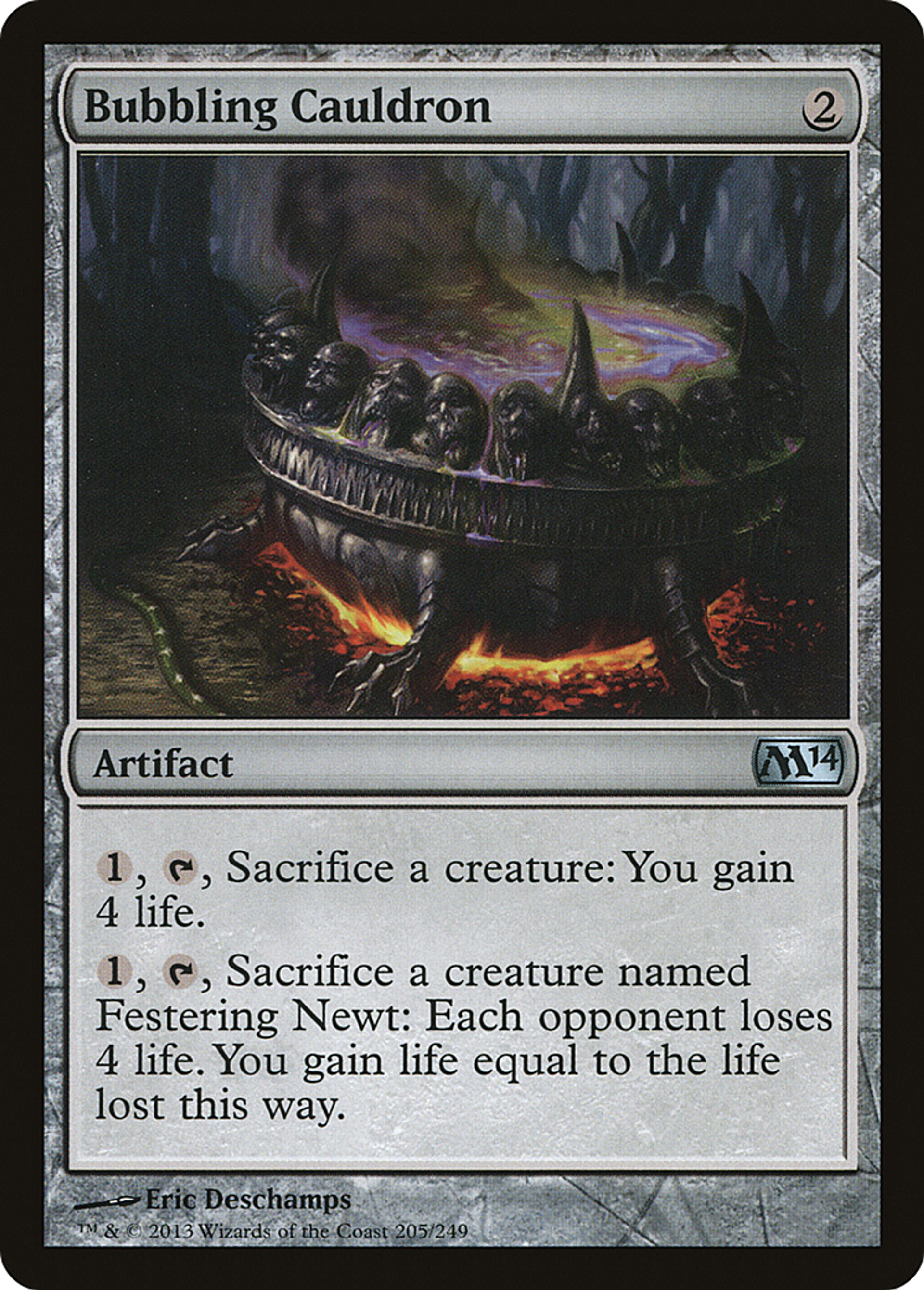 Bubbling Cauldron — Magic 2014 — Magic: The Gathering