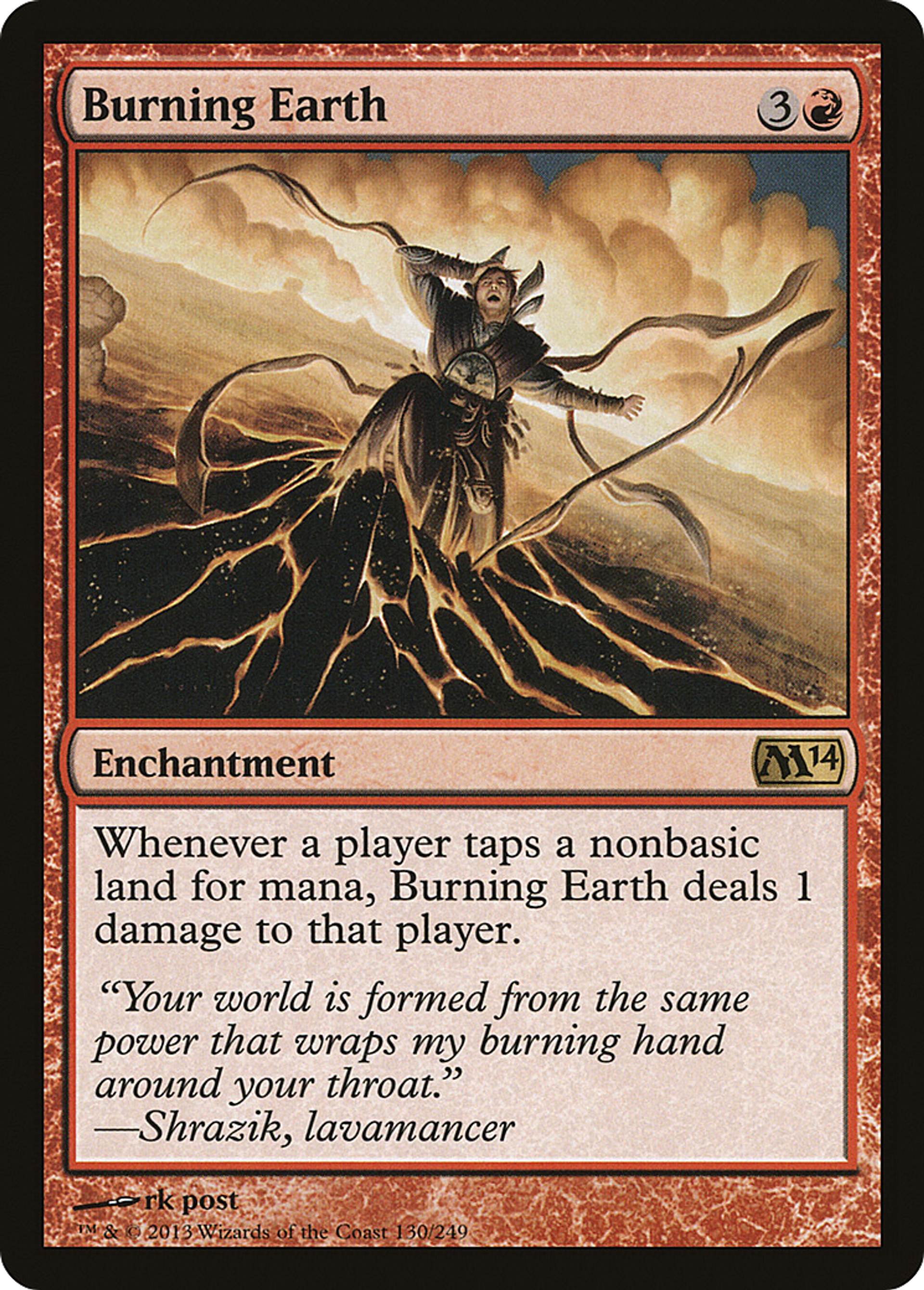 Burning Earth — Magic 2014 — Magic: The Gathering