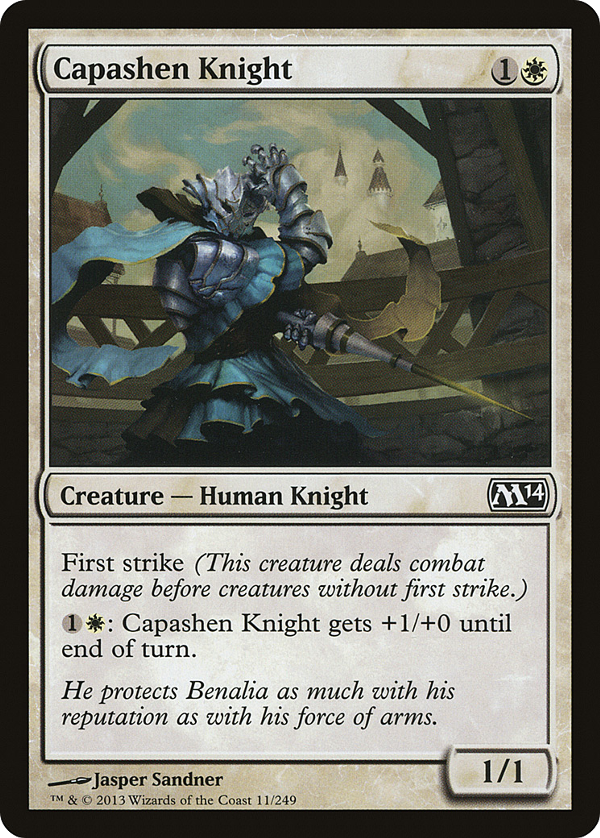 Capashen Knight — Magic 2014 — Magic: The Gathering