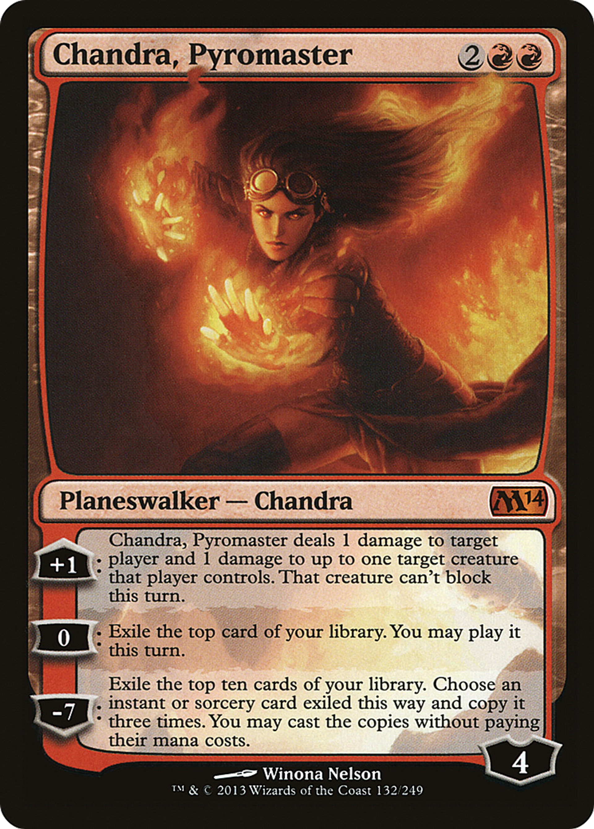 Chandra, Pyromaster — Magic 2014 — Magic: The Gathering