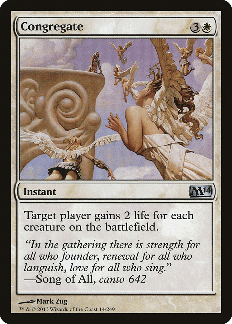 Congregate — Magic 2014 — Magic: The Gathering