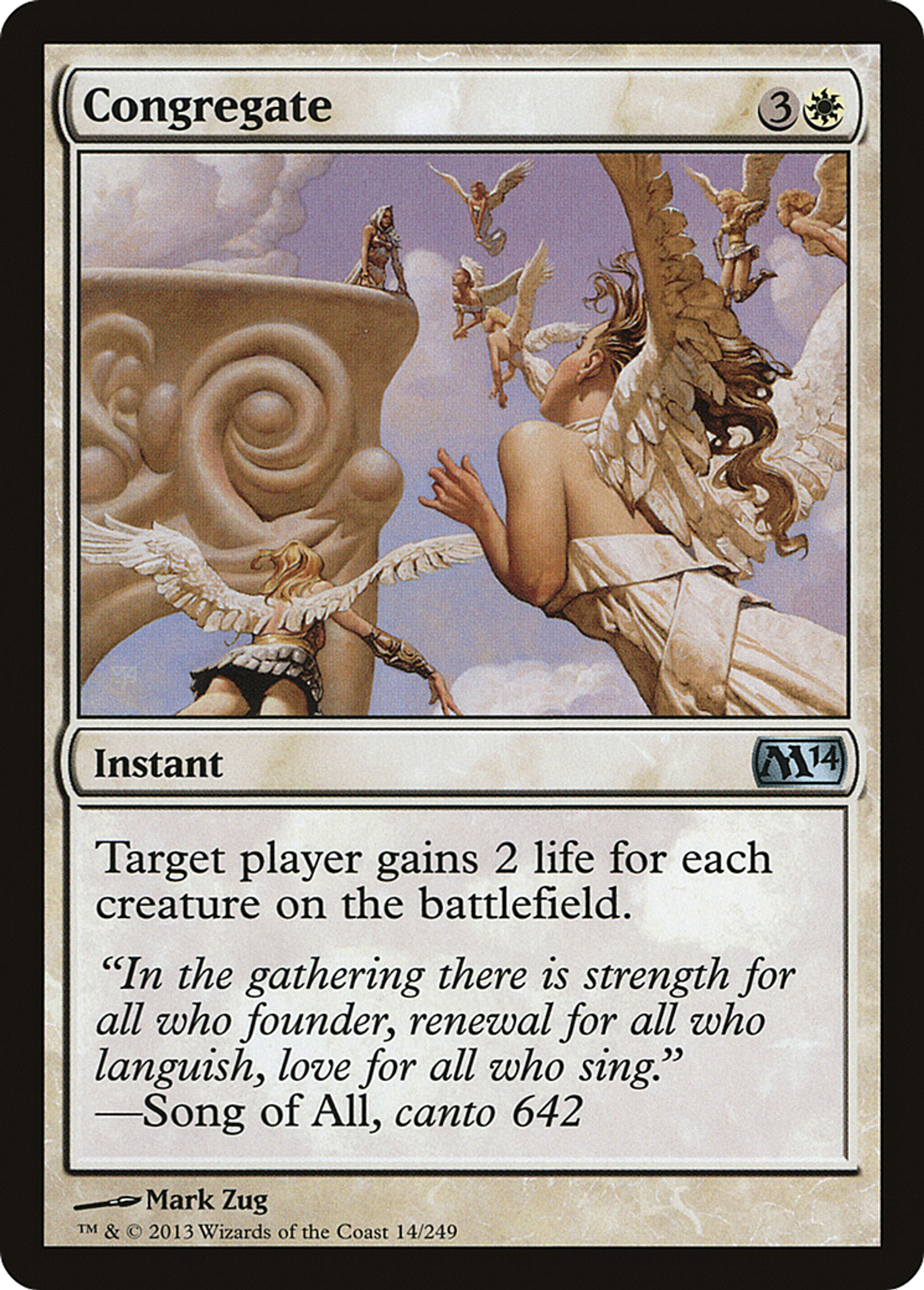 Congregate — Magic 2014 — Magic: The Gathering