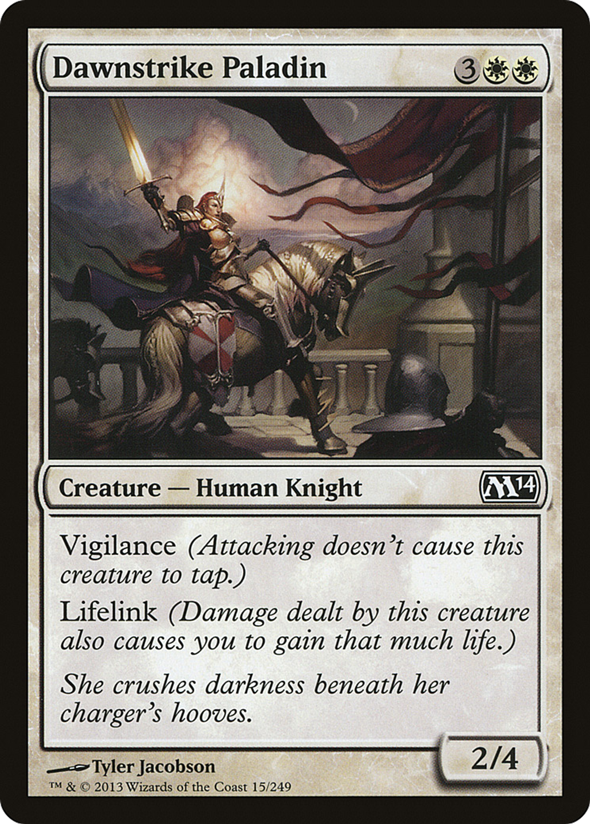 Dawnstrike Paladin — Magic 2014 — Magic: The Gathering