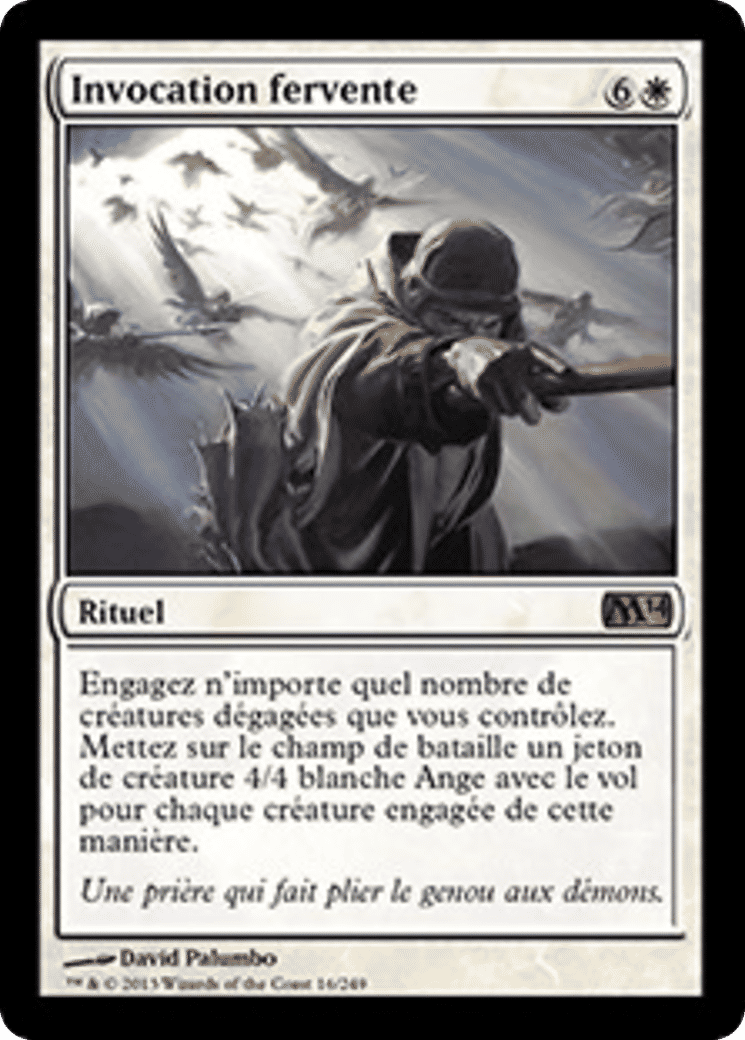 Invocation fervente — Magic 2014 — Magic: The Gathering