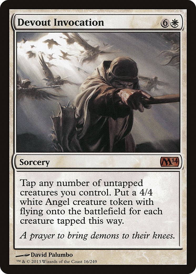 Devout Invocation — Magic 2014 — Magic: The Gathering