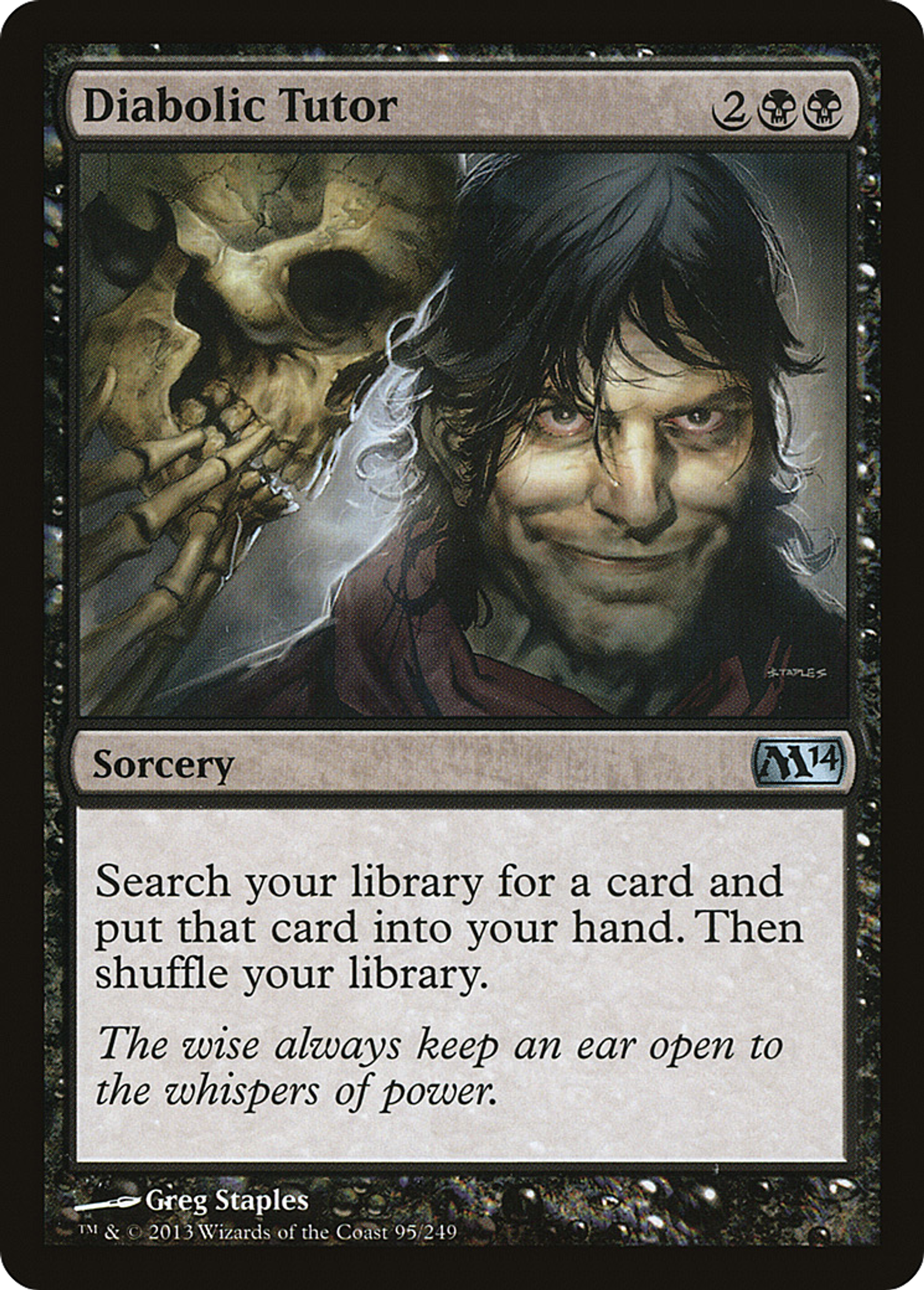 Diabolic Tutor — Magic 2014 — Magic: The Gathering