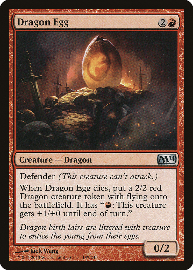 Dragon Egg — Magic 2014 — Magic: The Gathering