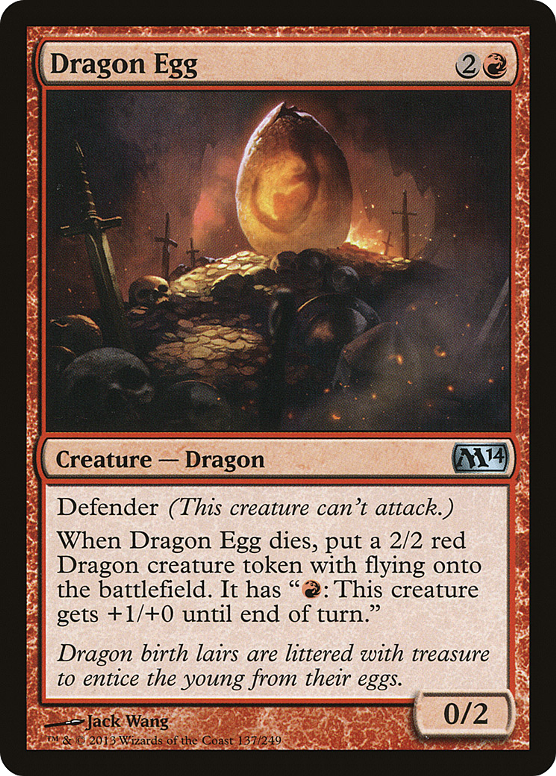 Dragon Egg — Magic 2014 — Magic: The Gathering