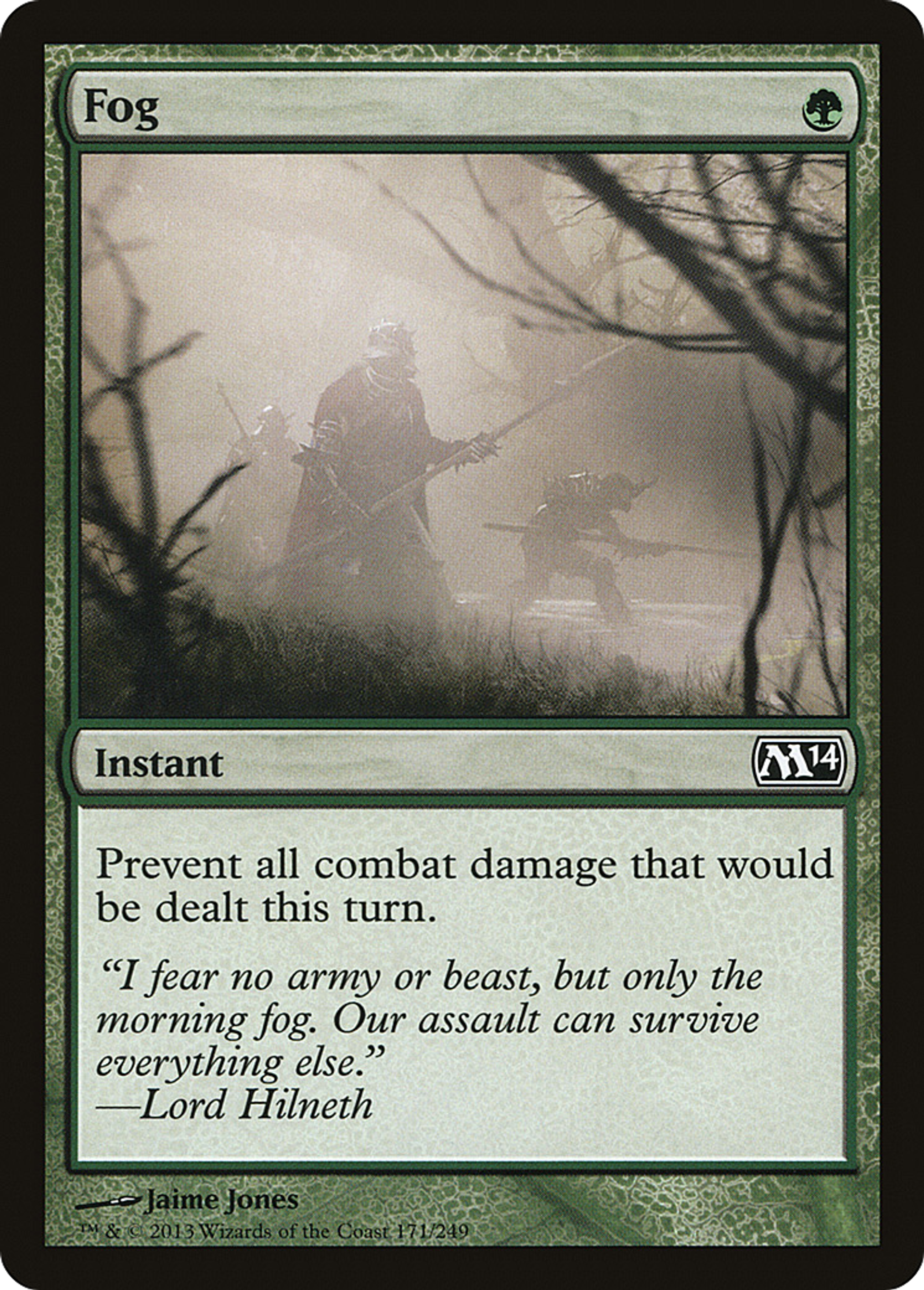 Fog — Magic 2014 — Magic: The Gathering
