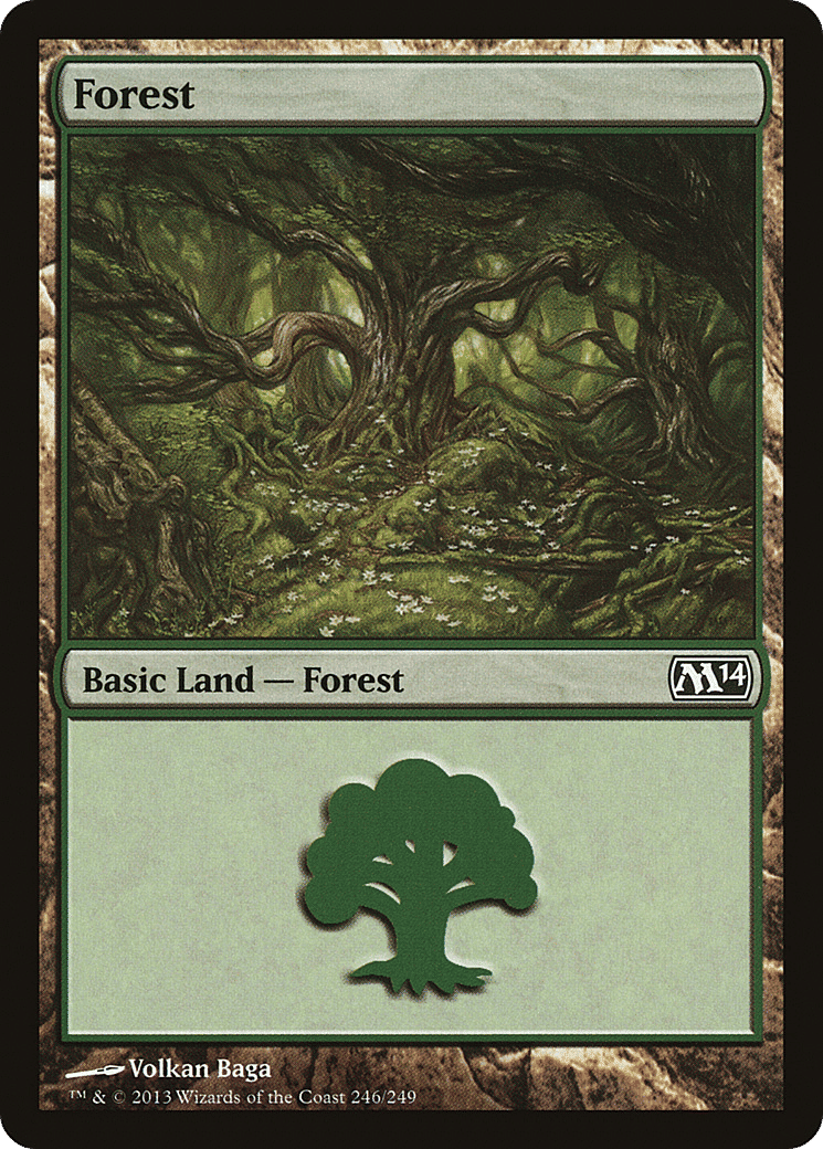 Forest — Magic 2014 — Magic: The Gathering