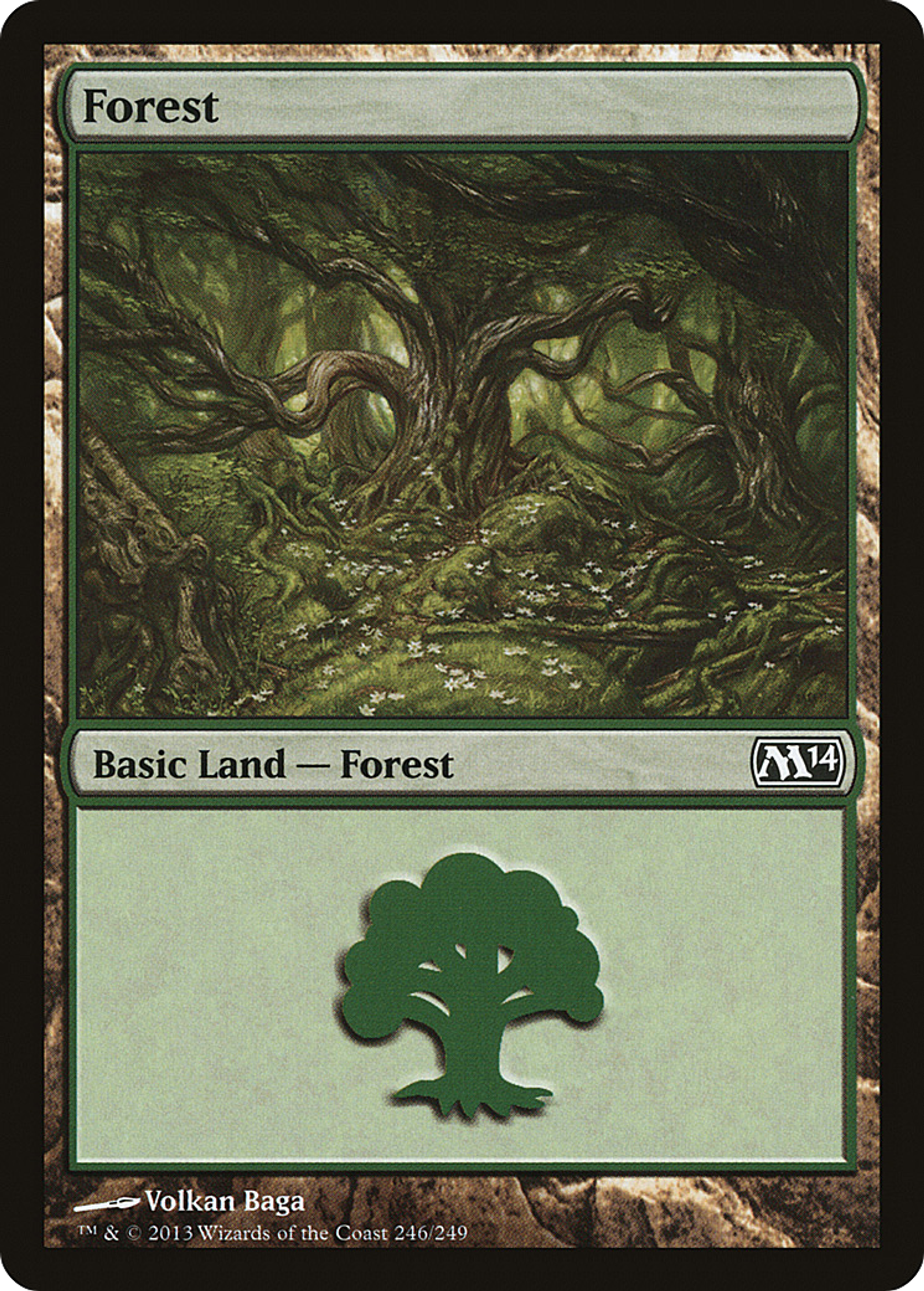 Forest — Magic 2014 — Magic: The Gathering