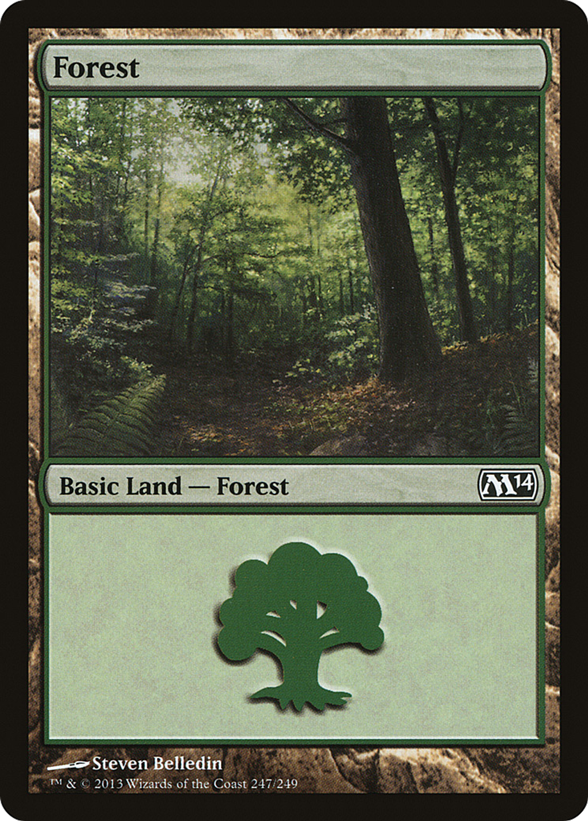 Forest — Magic 2014 — Magic: The Gathering
