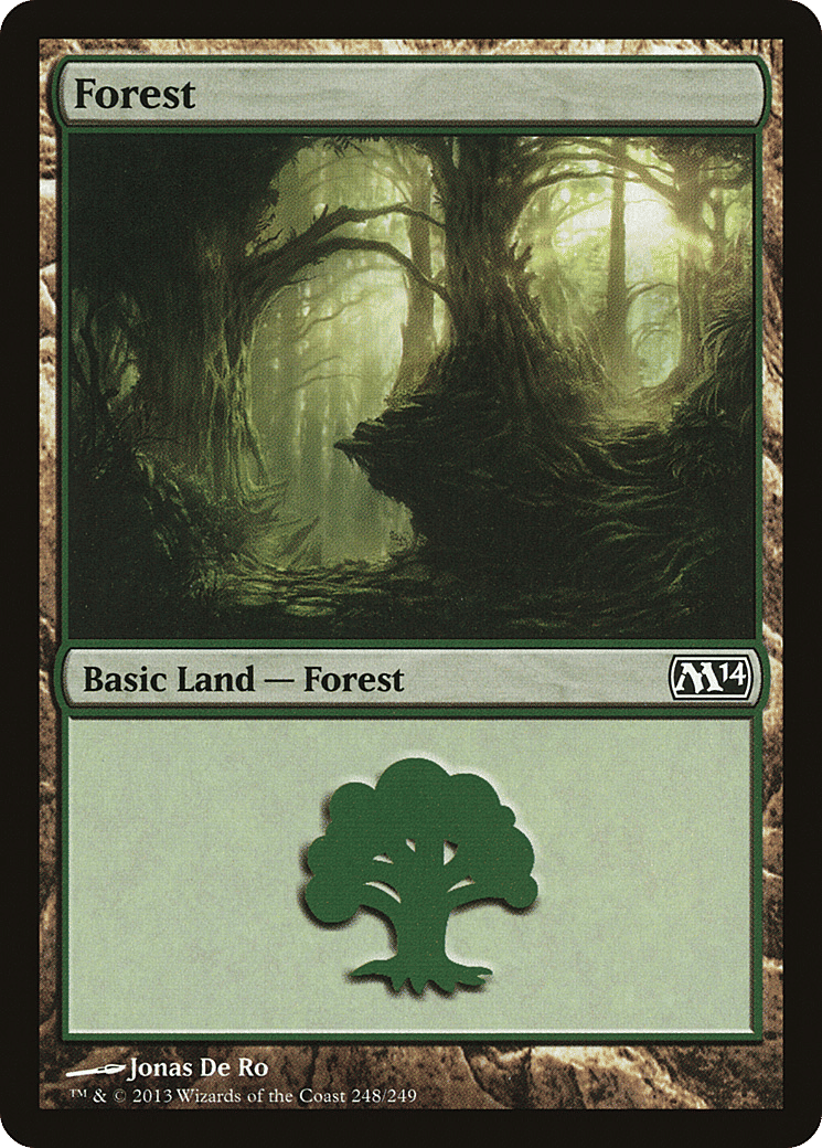 Forest — Magic 2014 — Magic: The Gathering