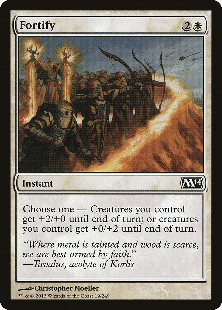 Fortify — Magic 2014 — Magic: The Gathering
