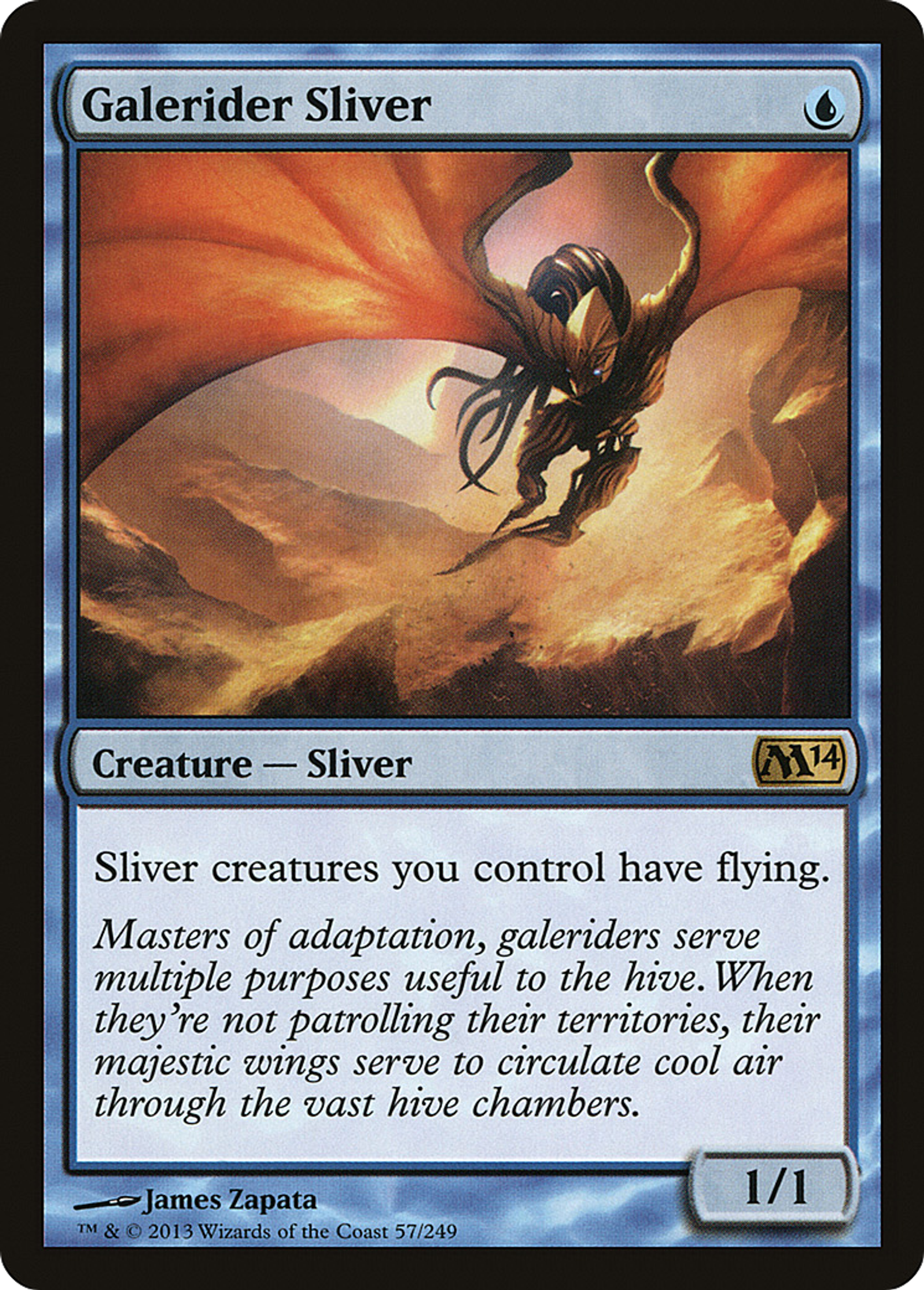 Galerider Sliver — Magic 2014 — Magic: The Gathering