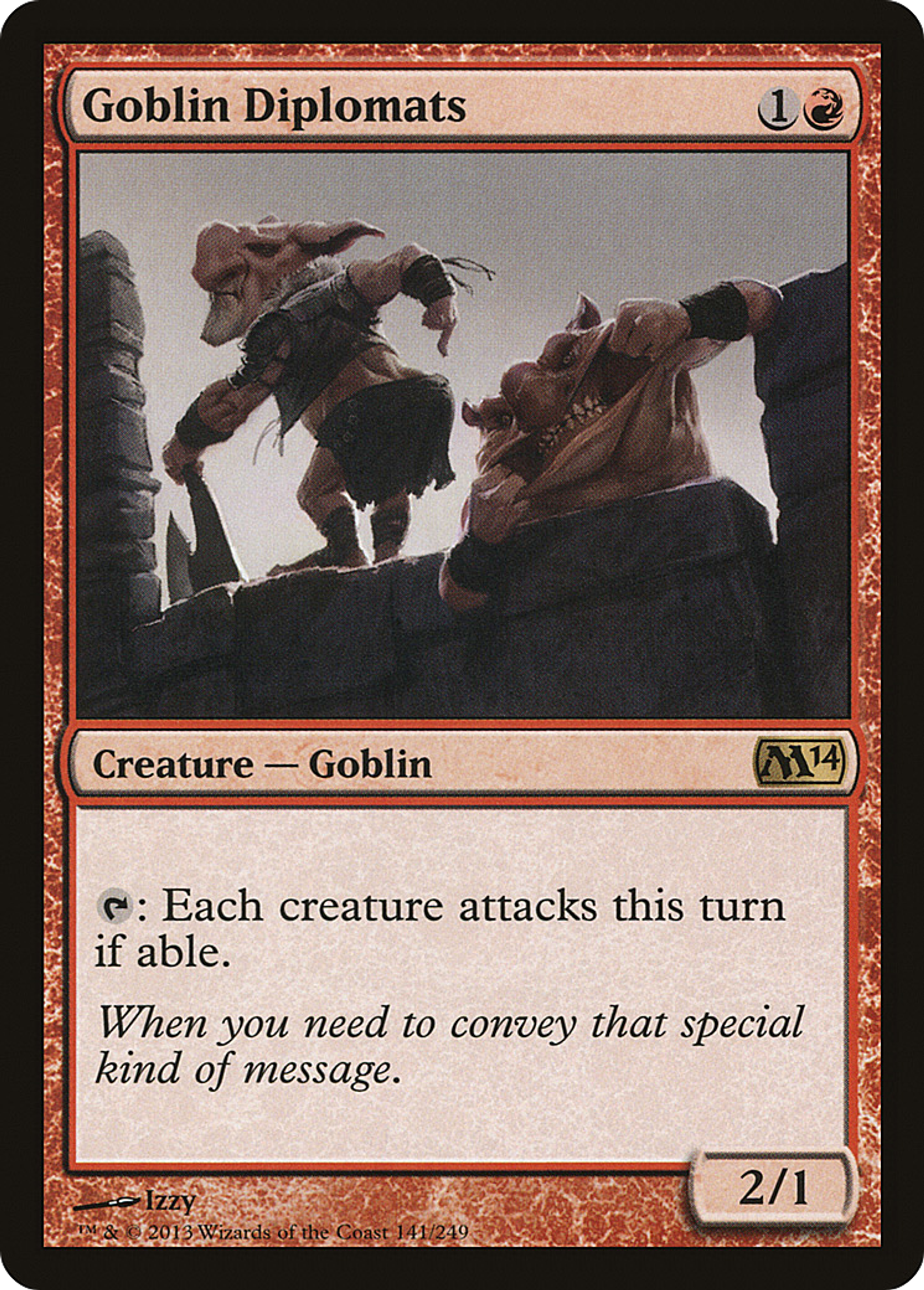 Goblin Diplomats — Magic 2014 — Magic: The Gathering