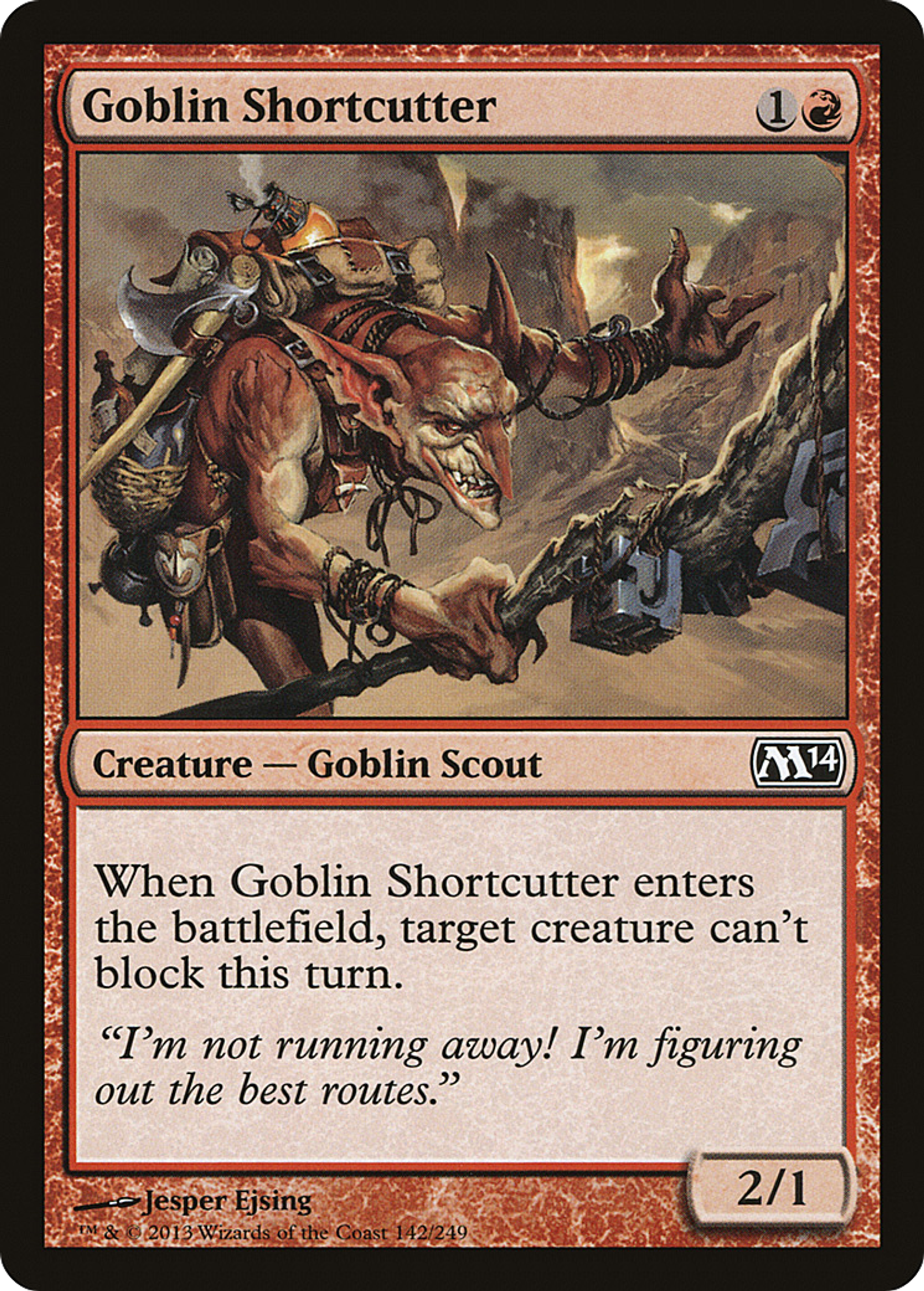 Accourcisseur gobelin — Magic 2014 — Magic: The Gathering