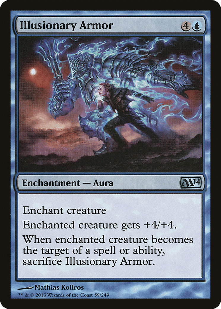Illusionary Armor — Magic 2014 — Magic: The Gathering