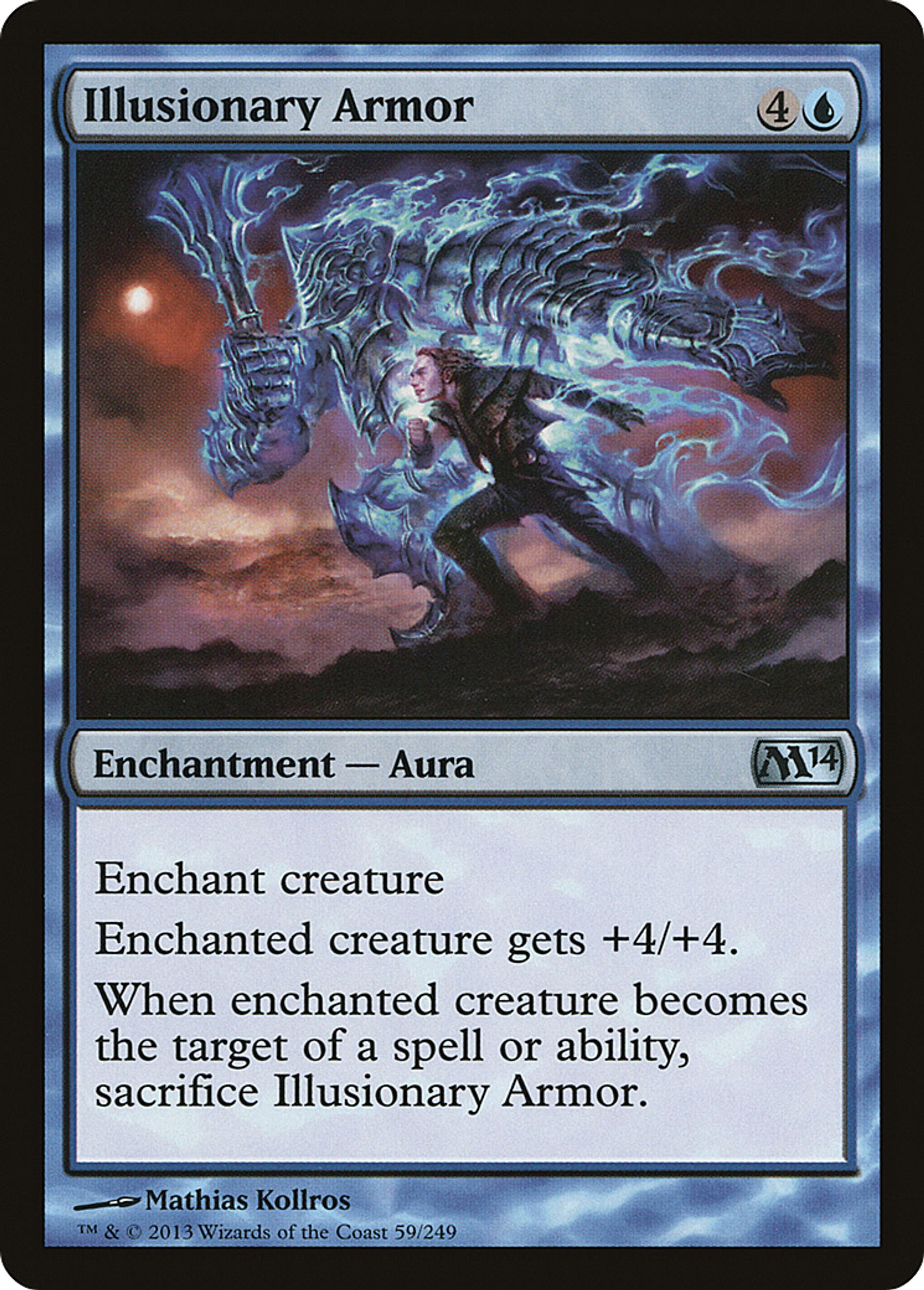 Illusionary Armor — Magic 2014 — Magic: The Gathering
