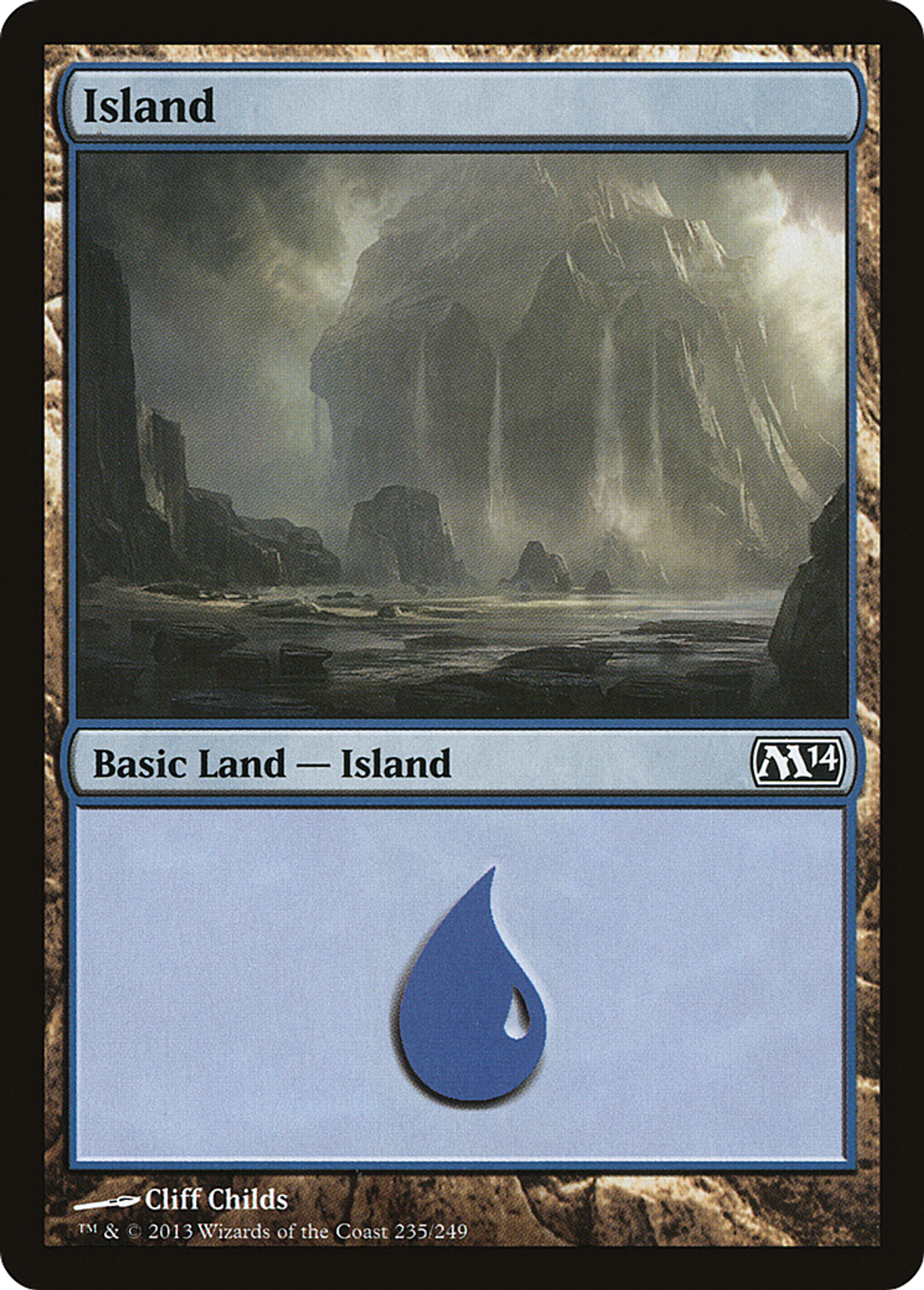 Island — Magic 2014 — Magic: The Gathering