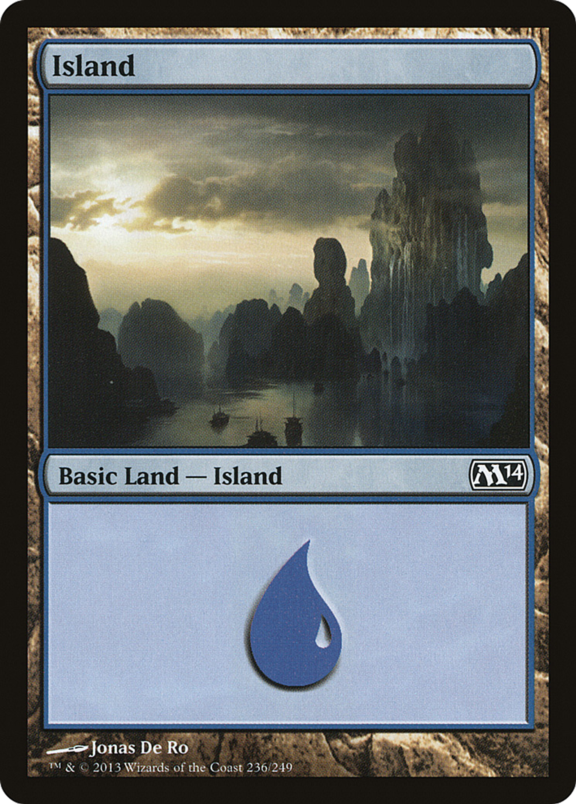 Island — Magic 2014 — Magic: The Gathering