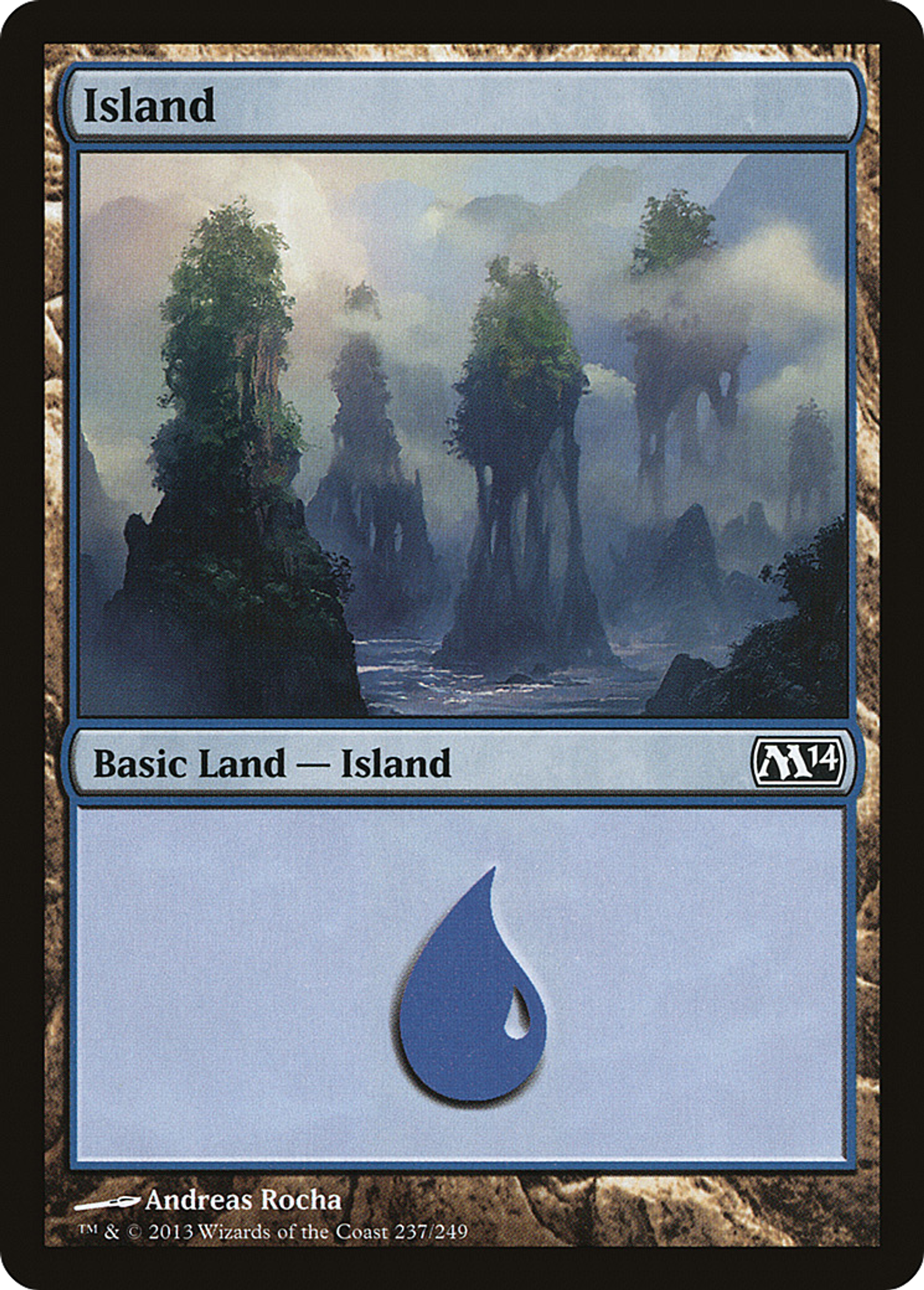 Island — Magic 2014 — Magic: The Gathering