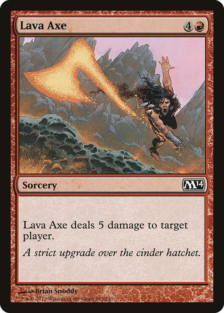 Lava Axe — Magic 2014 — Magic: The Gathering