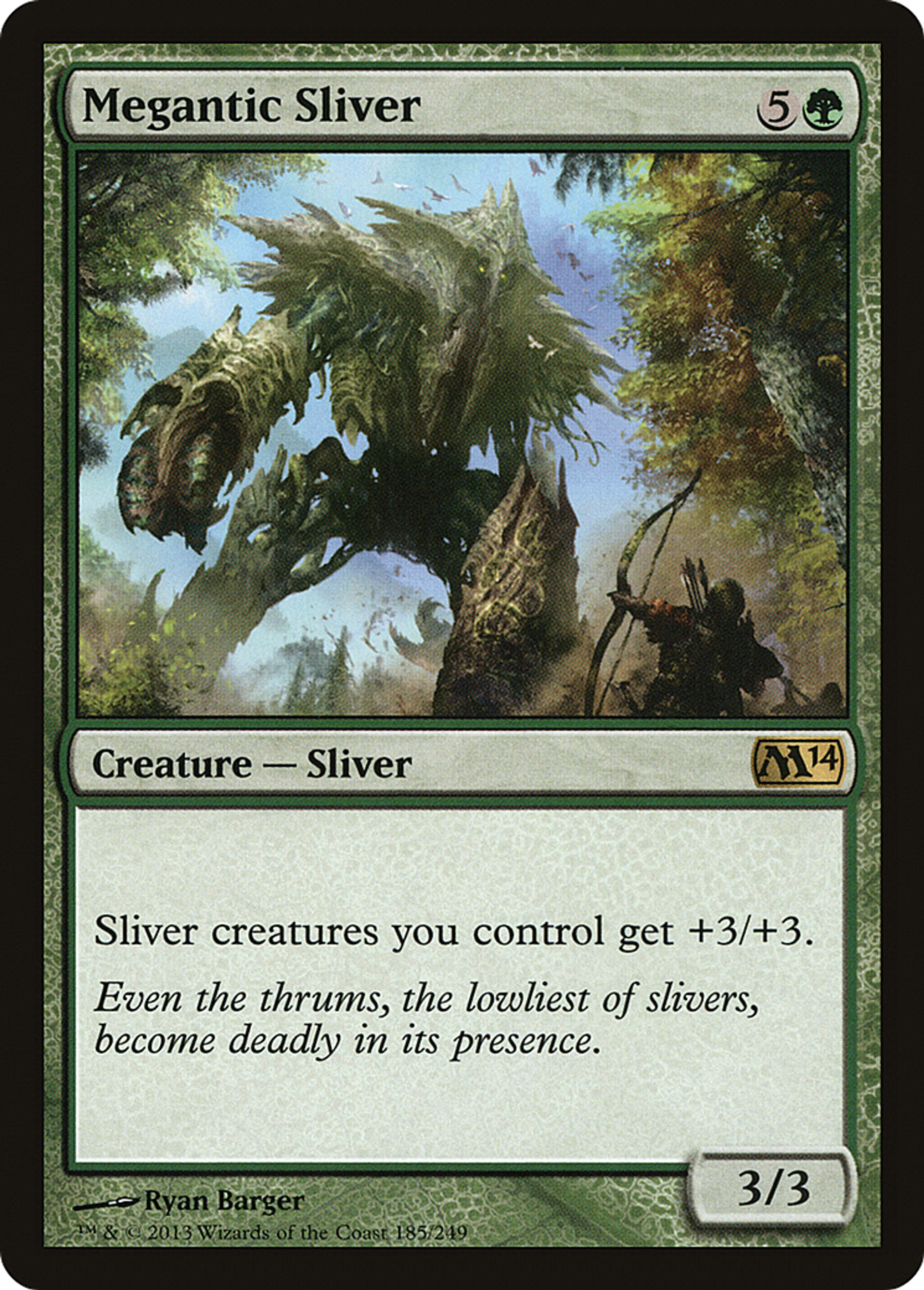 Megantic Sliver — Magic 2014 — Magic: The Gathering