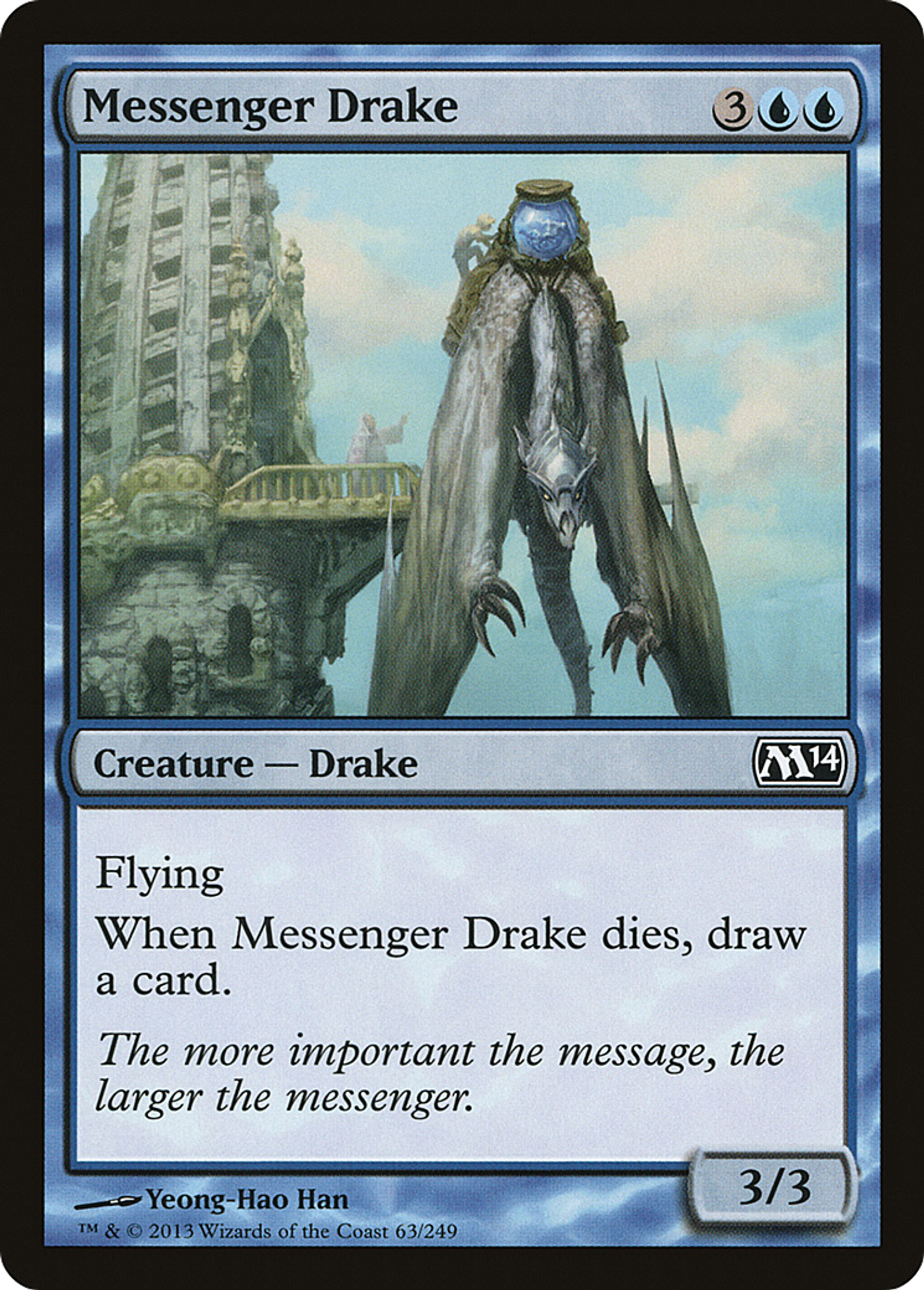 Messenger Drake — Magic 2014 — Magic: The Gathering