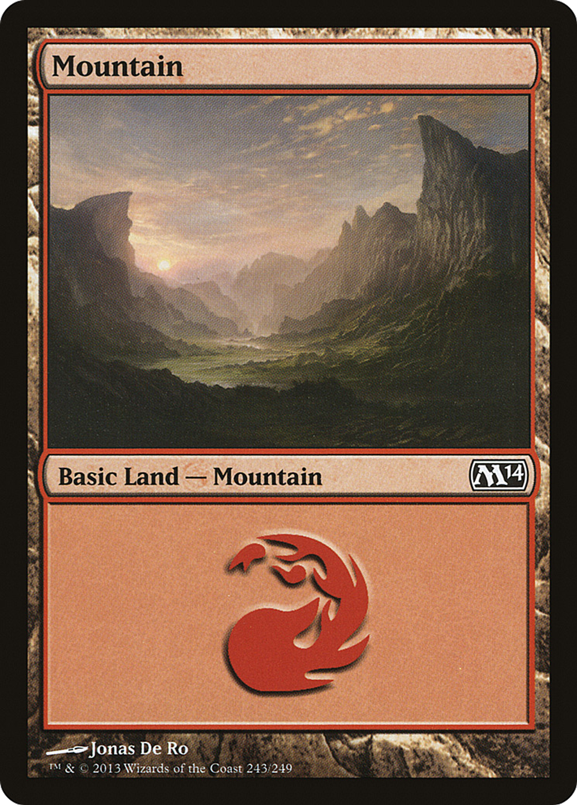 Mountain — Magic 2014 — Magic: The Gathering
