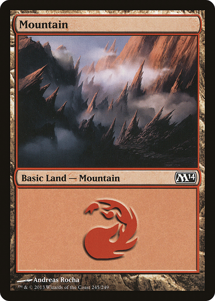 Mountain — Magic 2014 — Magic: The Gathering
