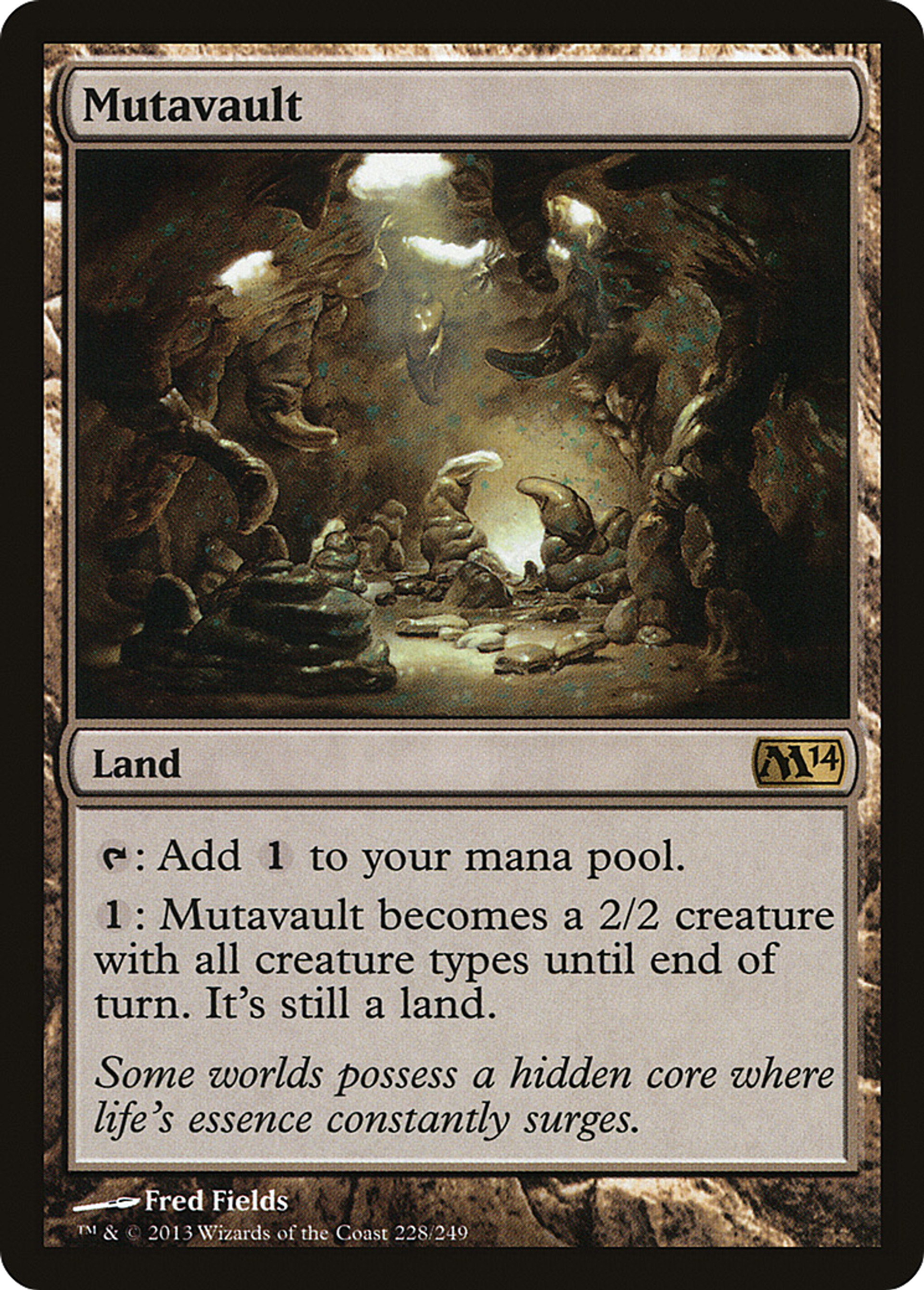 Mutavault — Magic 2014 — Magic: The Gathering