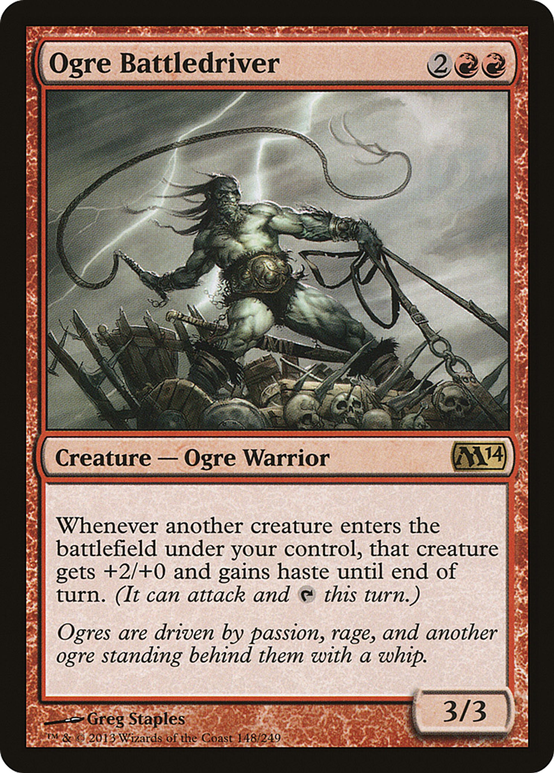 Ogre Battledriver — Magic 2014 — Magic: The Gathering