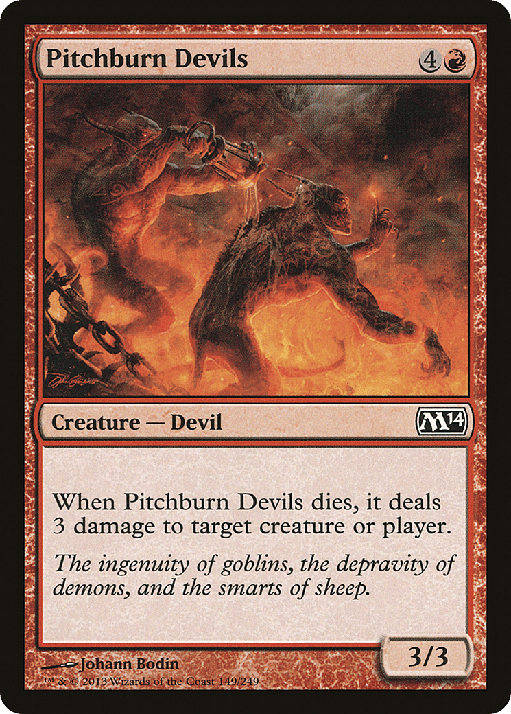 Pitchburn Devils — Magic 2014 — Magic: The Gathering