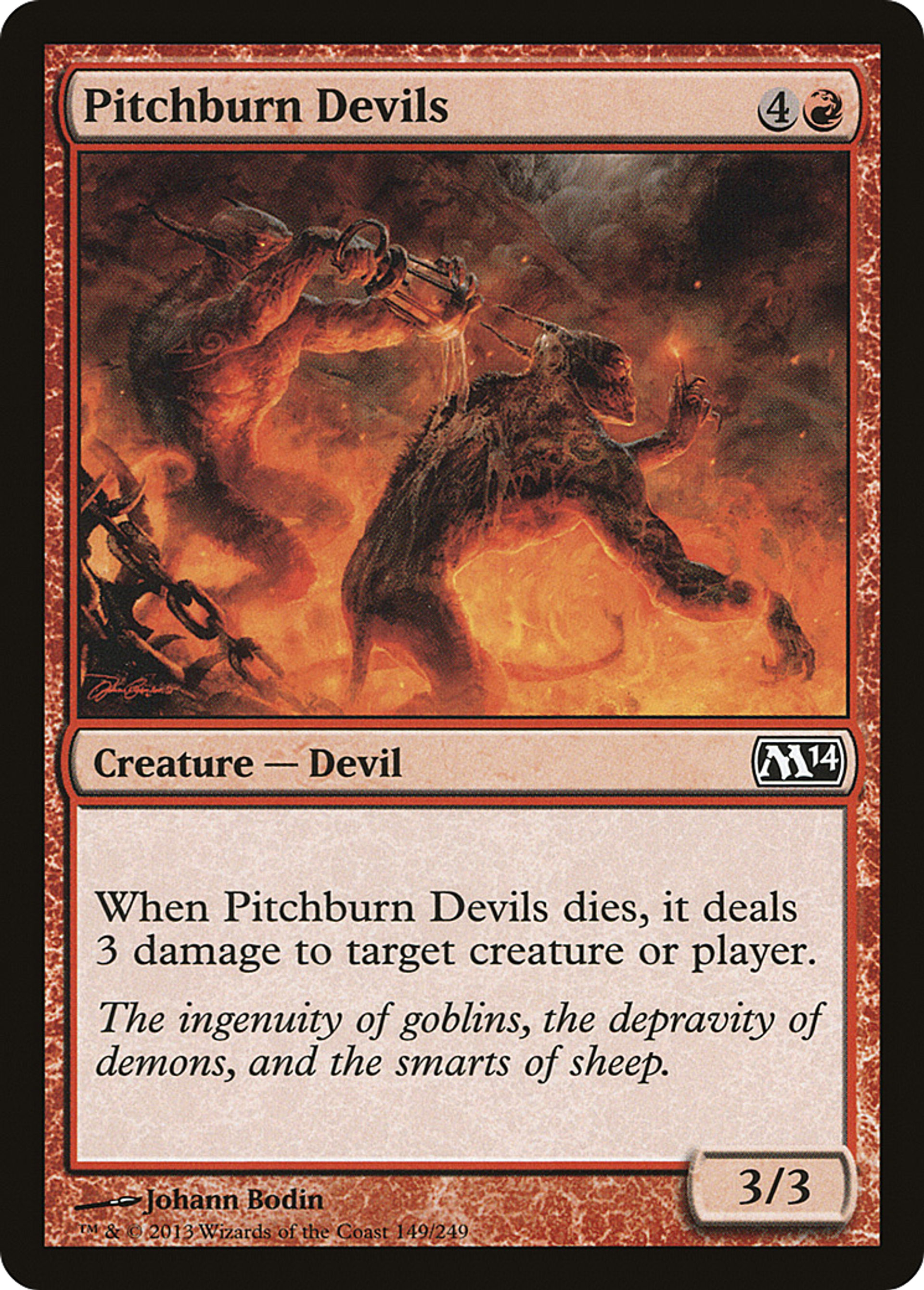 Pitchburn Devils — Magic 2014 — Magic: The Gathering