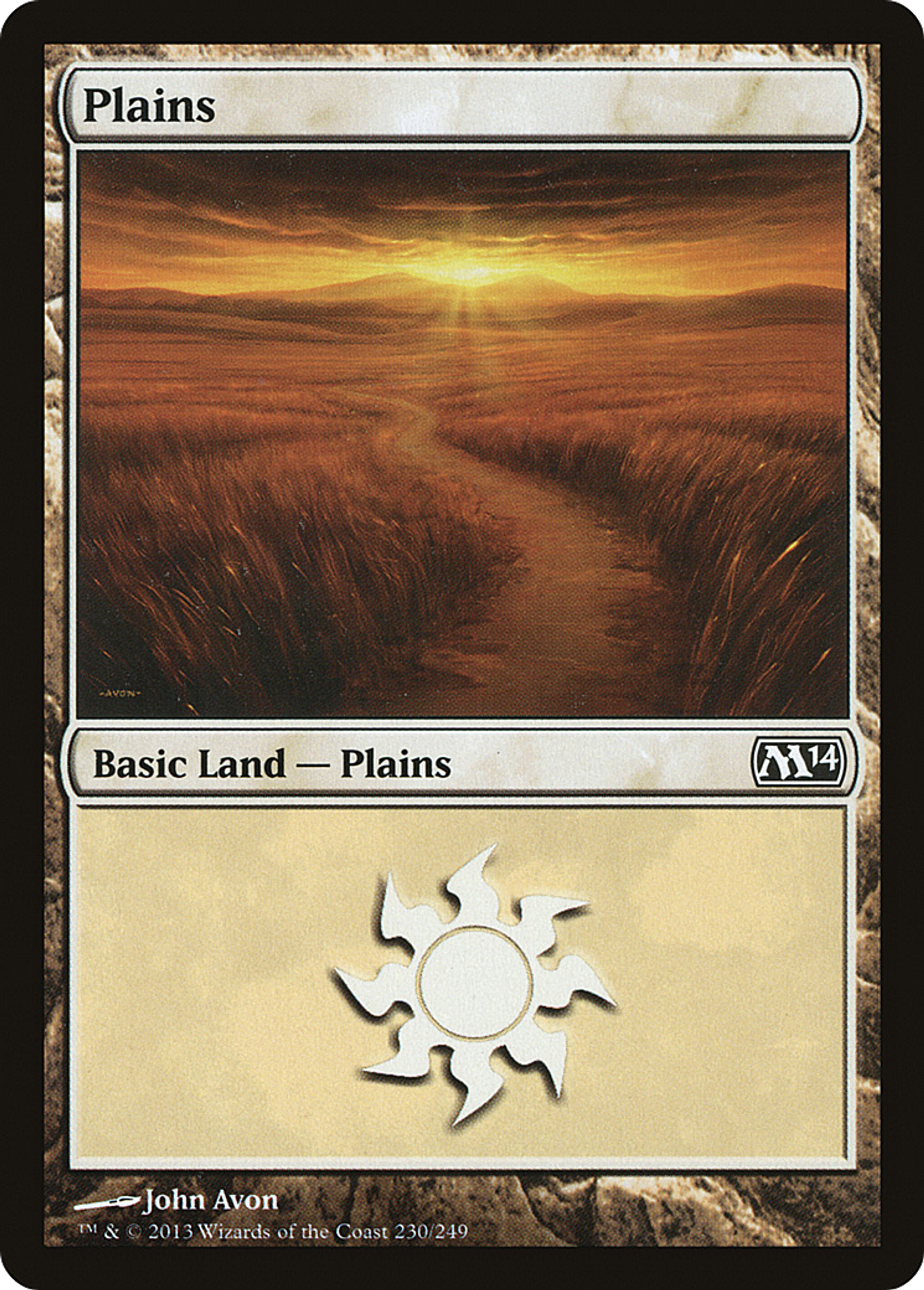 Plains — Magic 2014 — Magic: The Gathering