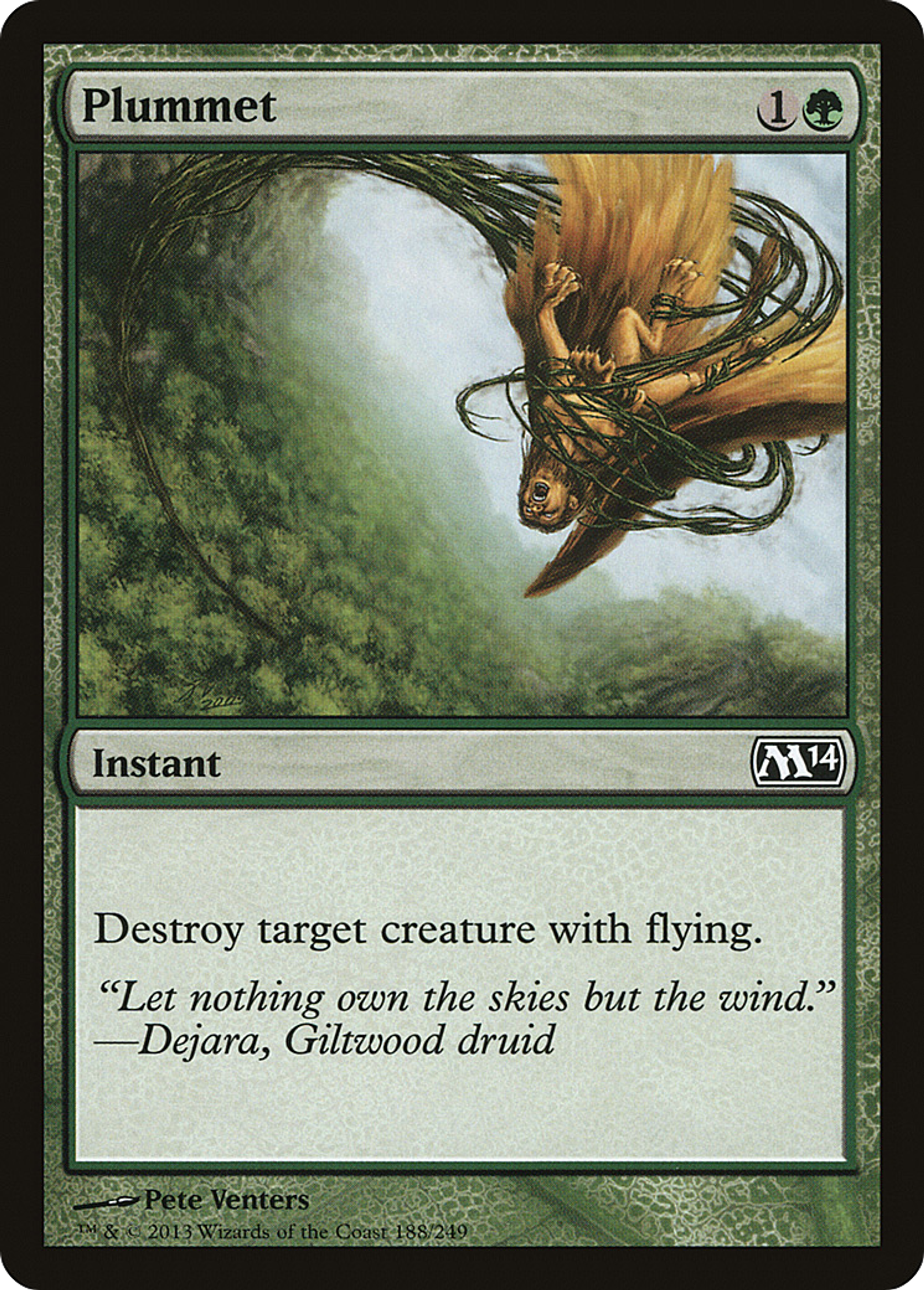 Plummet — Magic 2014 — Magic: The Gathering