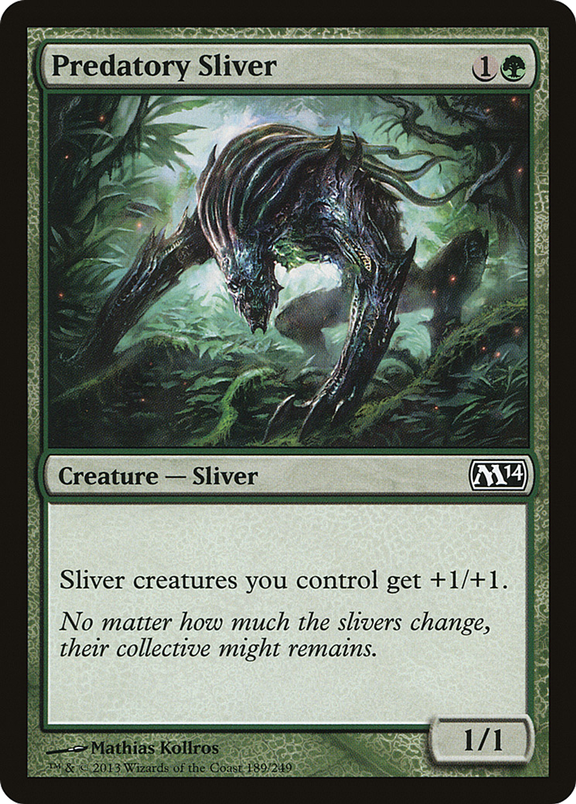 Slivoïde prédatoire — Magic 2014 — Magic: The Gathering