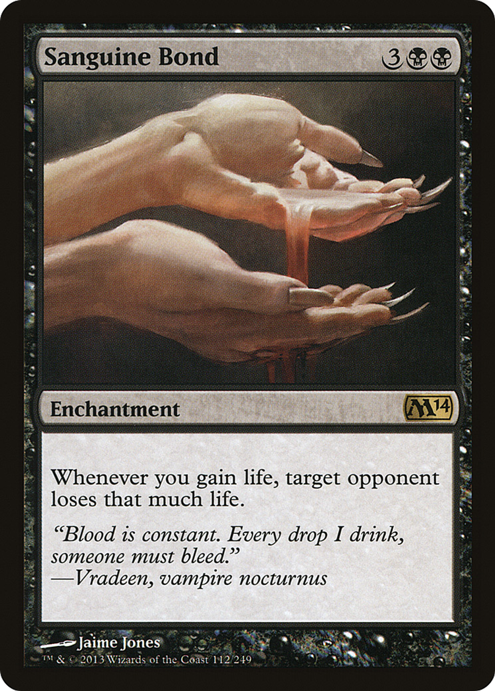 Sanguine Bond — Magic 2014 — Magic: The Gathering