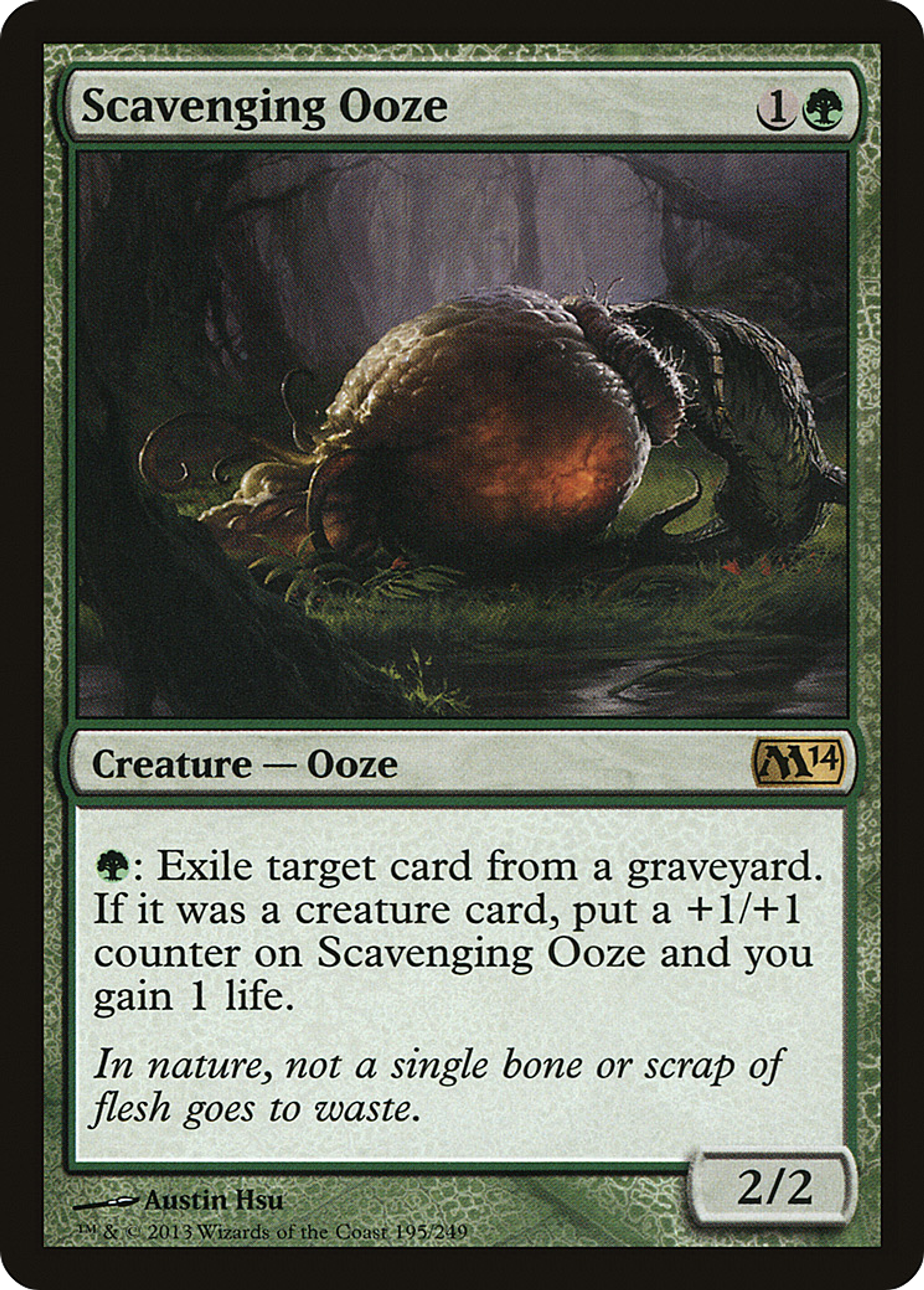 Scavenging Ooze — Magic 2014 — Magic: The Gathering