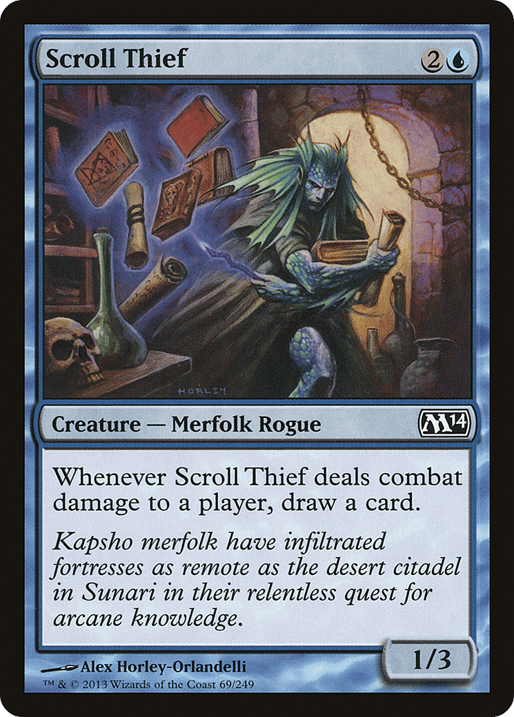 Scroll Thief — Magic 2014 — Magic: The Gathering