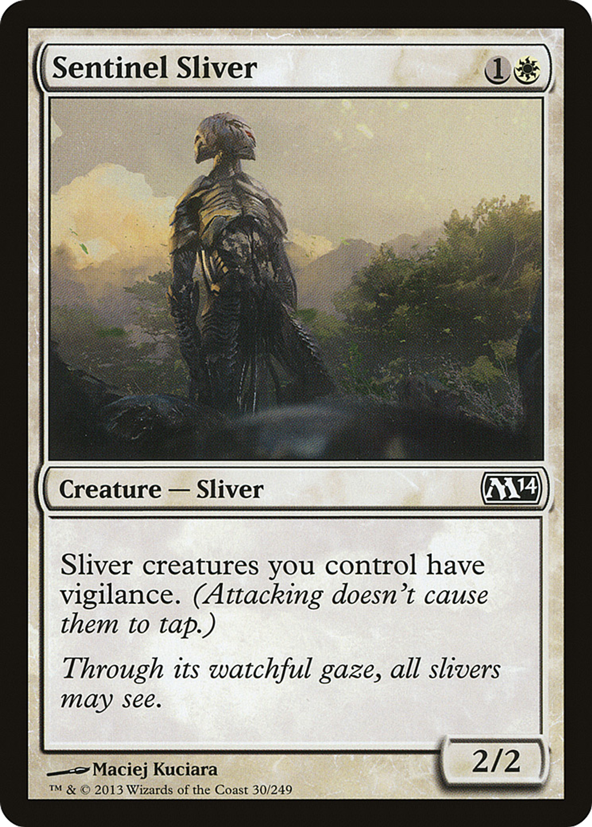 Sentinel Sliver — Magic 2014 — Magic: The Gathering