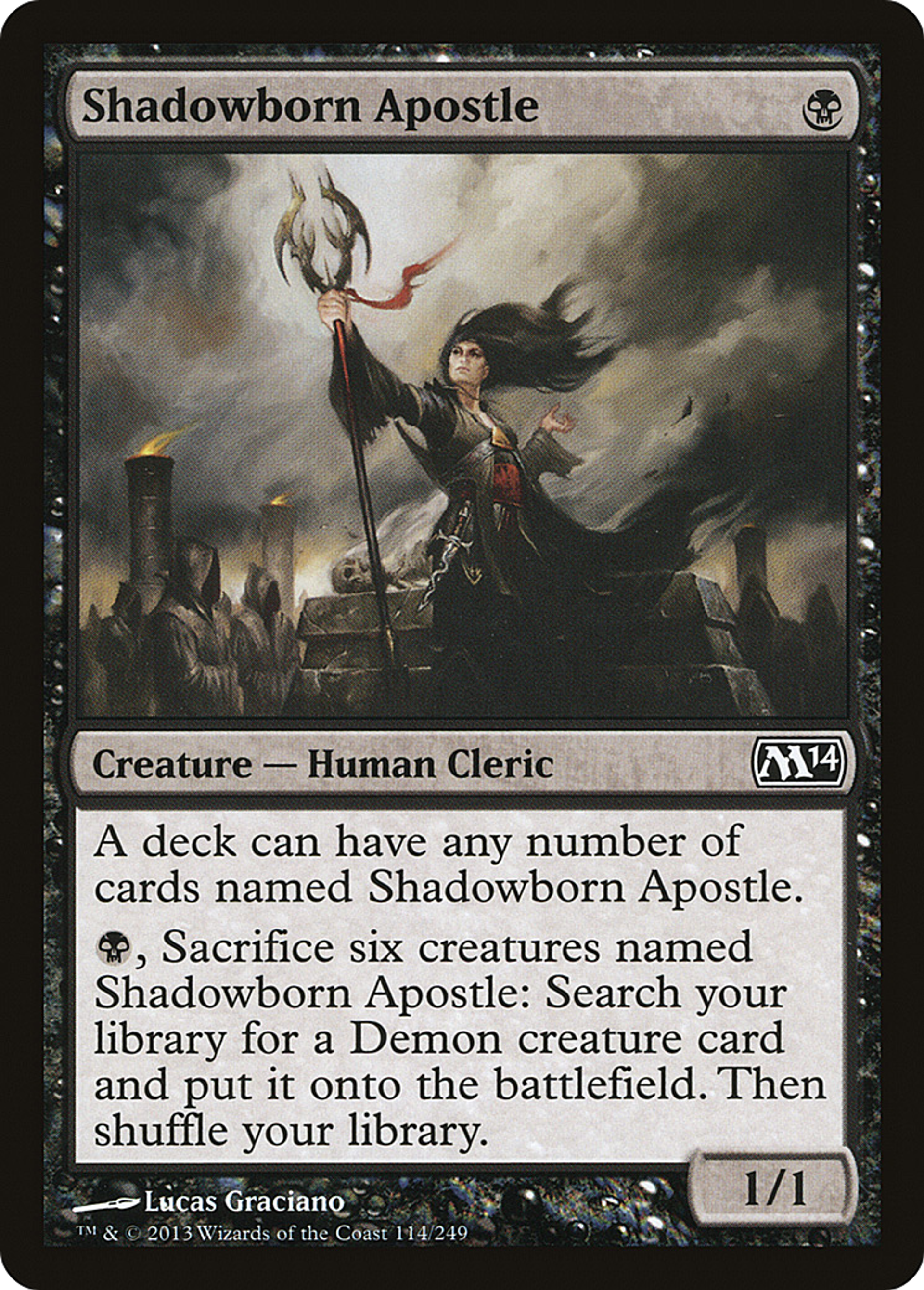 Shadowborn Apostle — Magic 2014 — Magic: The Gathering