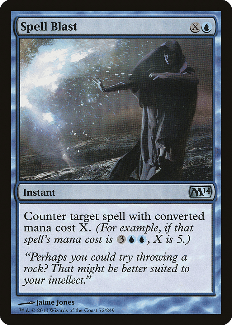 Spell Blast — Magic 2014 — Magic: The Gathering