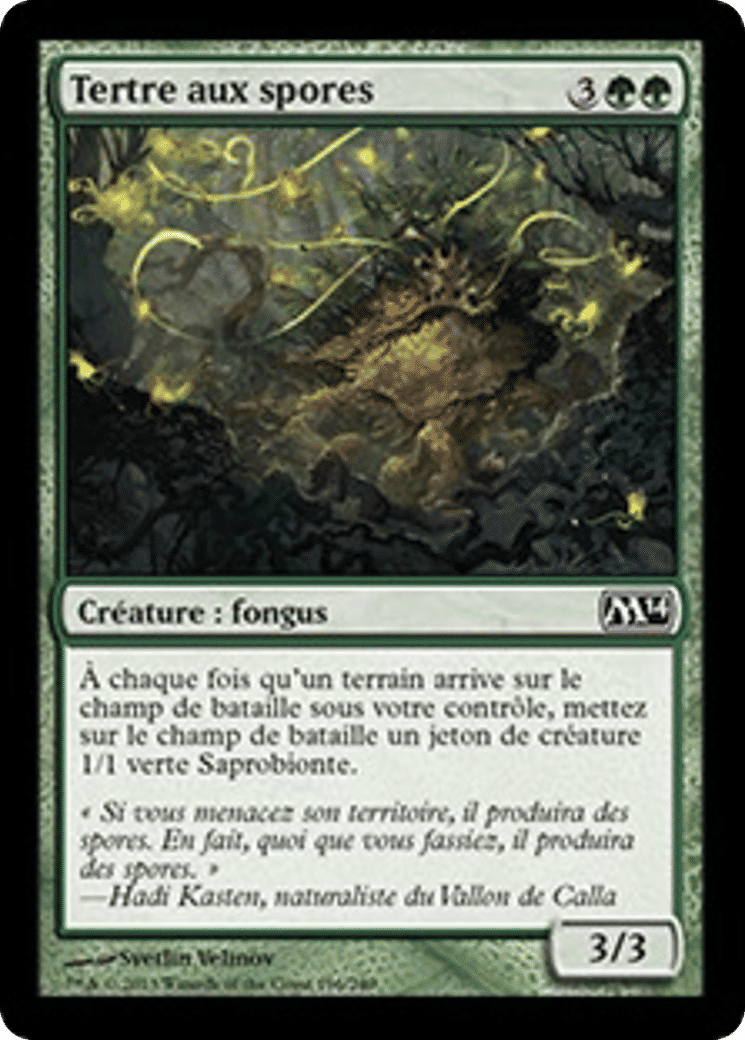 Tertre aux spores — Magic 2014 — Magic: The Gathering