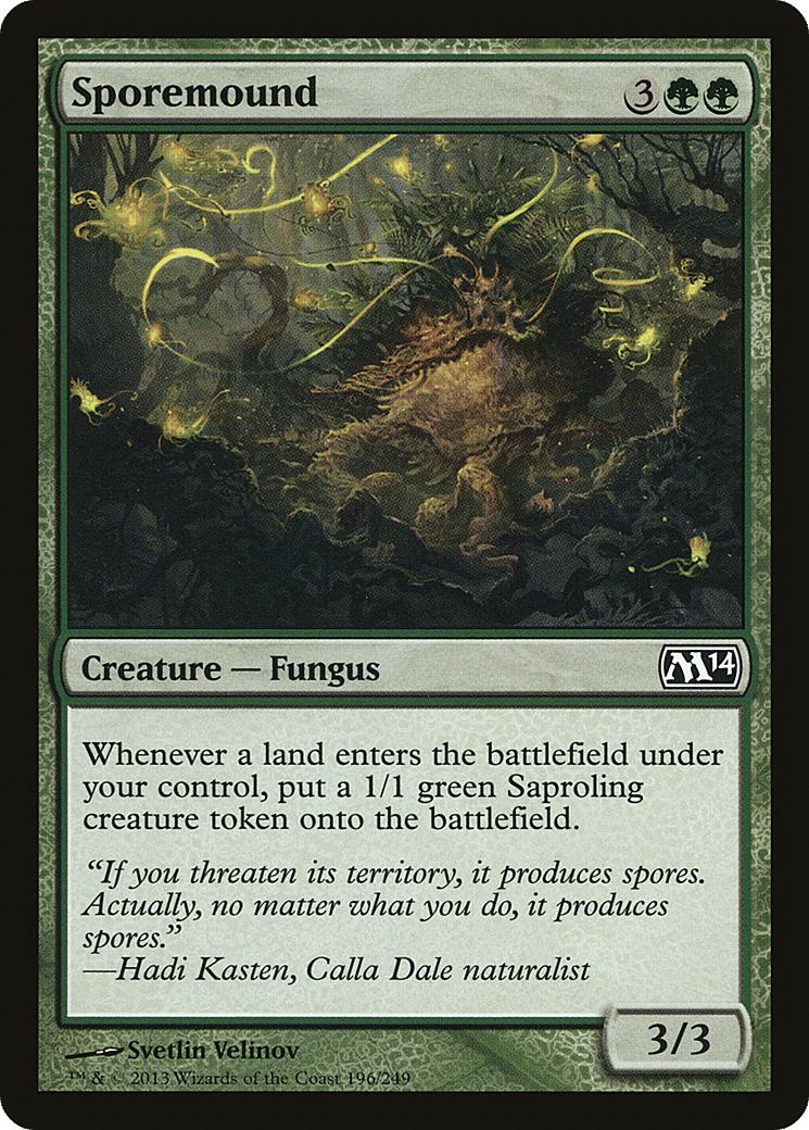 Sporemound — Magic 2014 — Magic: The Gathering